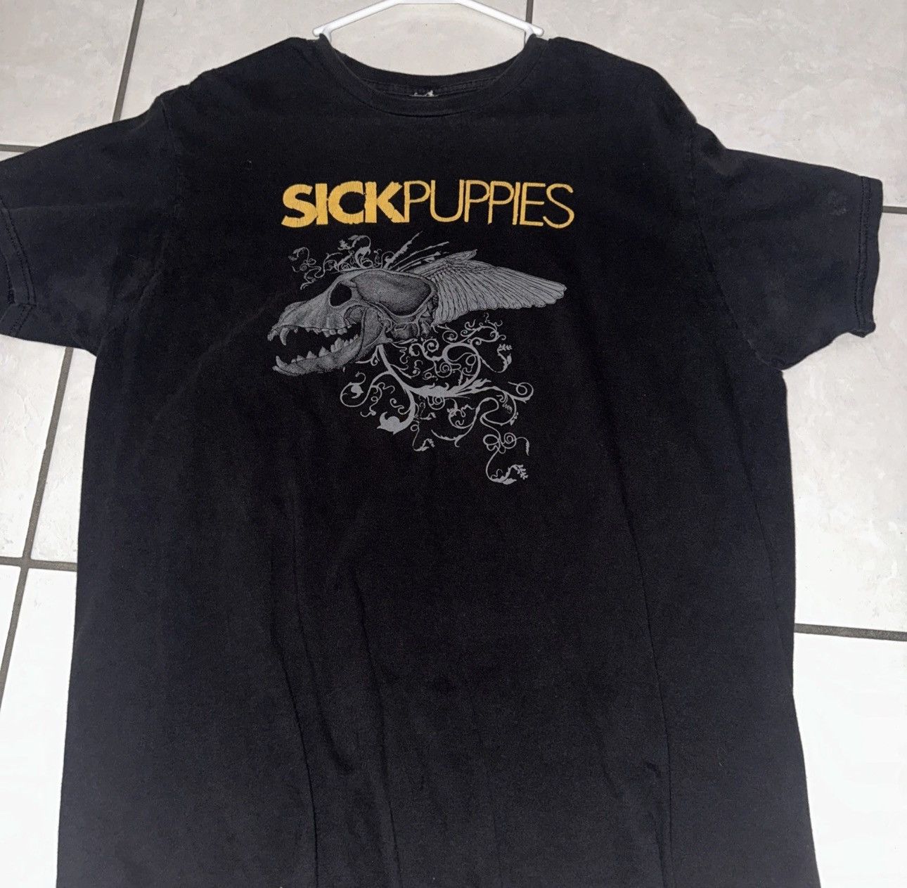 Other Sick Puppies Black Concert Tshirt 2009-10 Skull Size Large Size US L / EU 52-54 / 3 - 1 Thumbnail