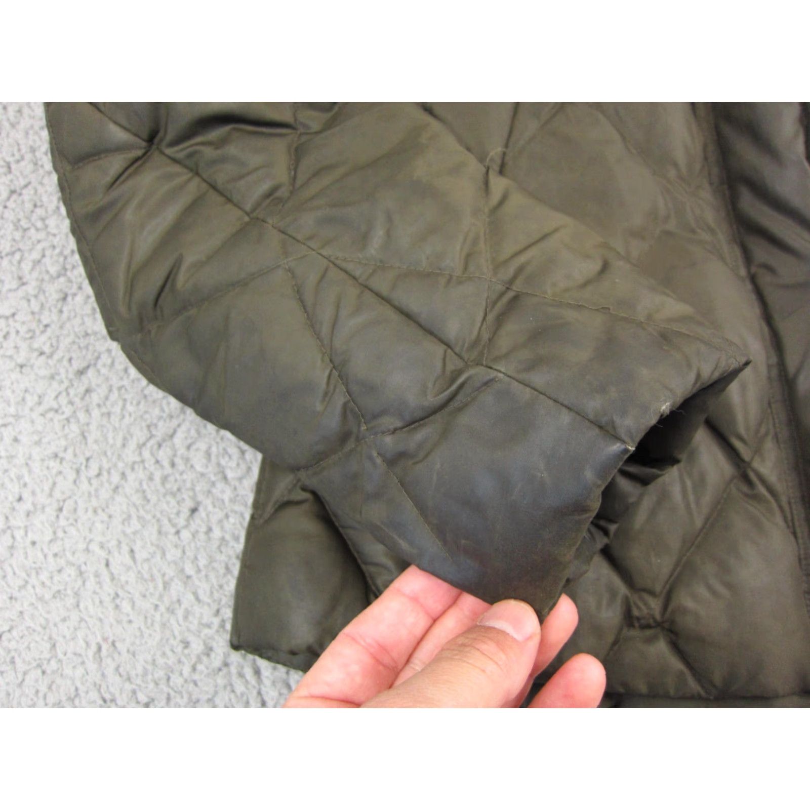 Eddie Bauer VINTAGE Eddie Bauer Jacket Womens Medium Green Down Fill Puffer Zip Stains Size M / US 6-8 / IT 42-44 - 6 Thumbnail