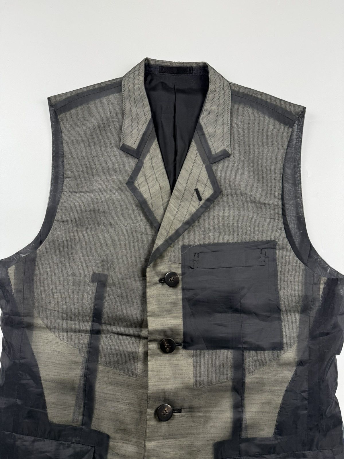 Issey Miyake Issey Miyake Men S/S’96 Vest Size US M / EU 48-50 / 2 - 8 Thumbnail