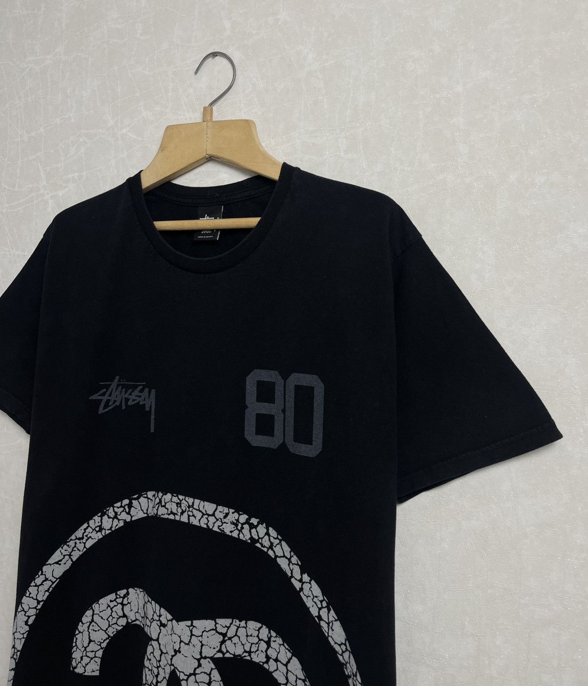 Stussy Stussy Black Elephant Link T-Shirt 00s Size US L / EU 52-54 / 3 - 4 Thumbnail