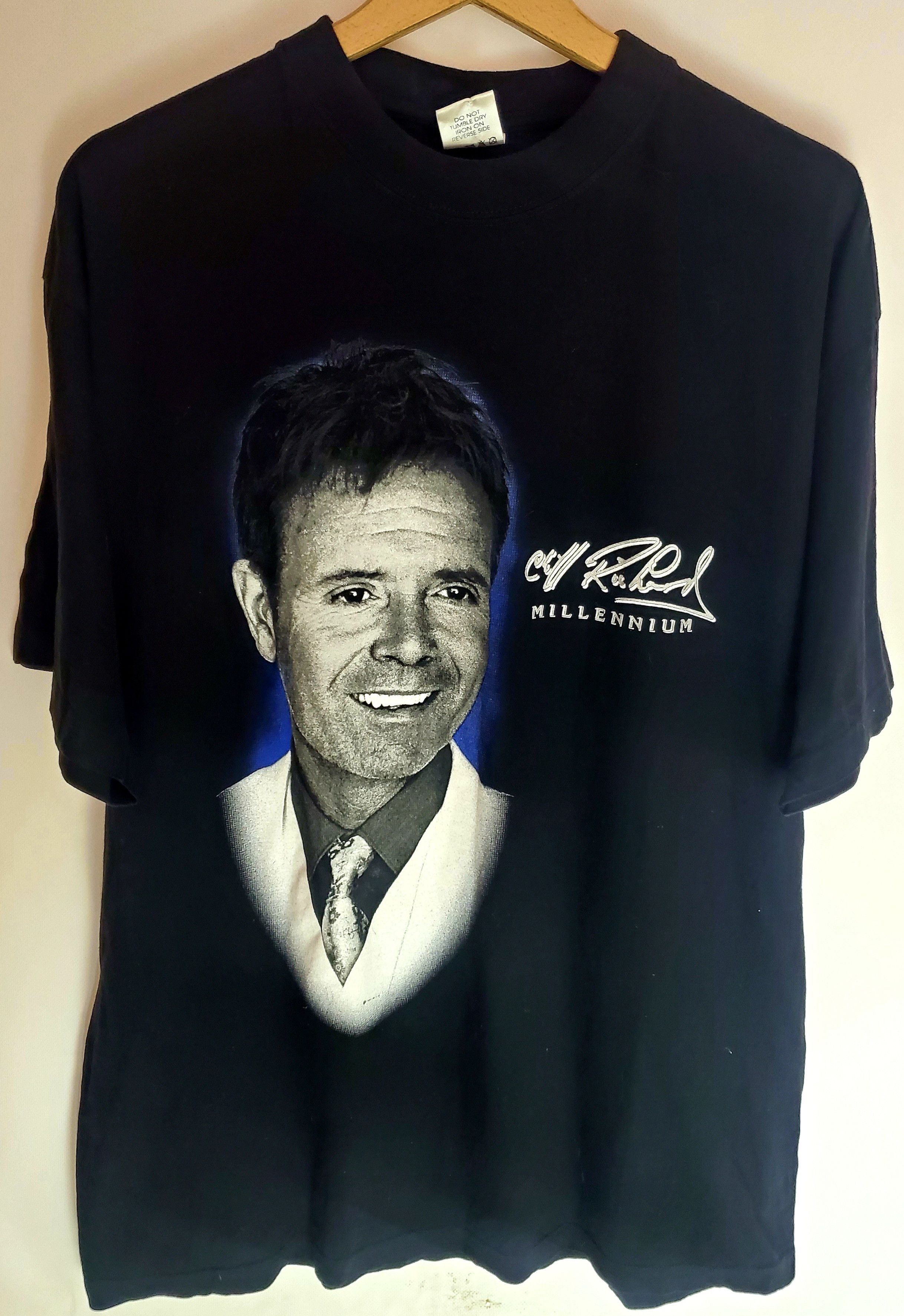 Band Tees vintage 90s Cliff Richard The Countdown Tee shirt perfect L Size US XL / EU 56 / 4 - 1 Thumbnail