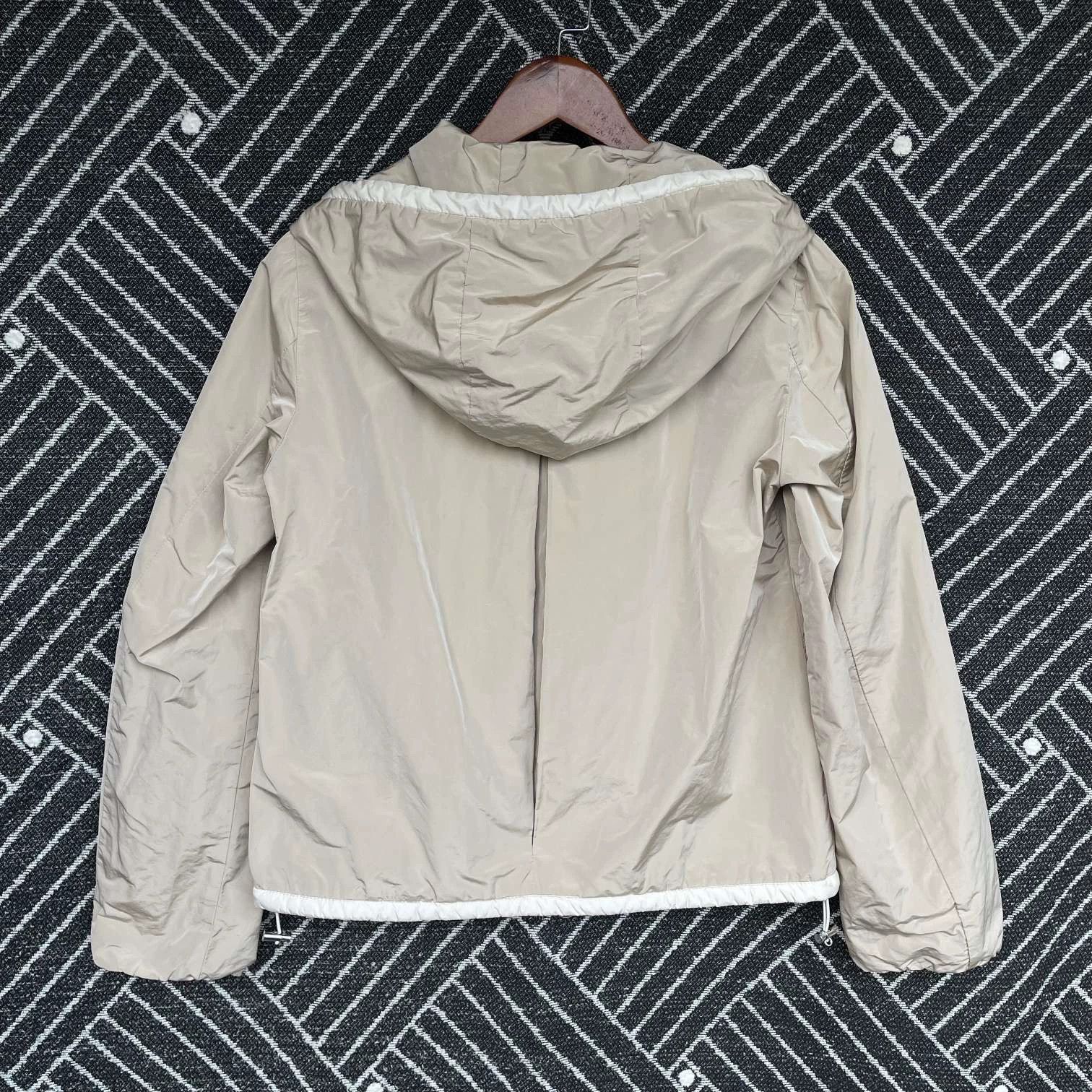 Moncler Moncler Khaki Nylon Zip Hooded Jacket 1 Unisex 99N Size US S / EU 44-46 / 1 - 2 Thumbnail