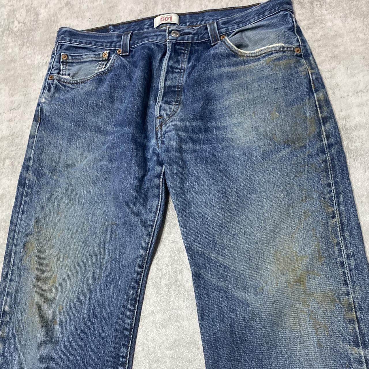 Levi's Levi's 501 distressed denim jeans #distresseddenim Size 36" / US 14 / IT 50 - 2 Thumbnail