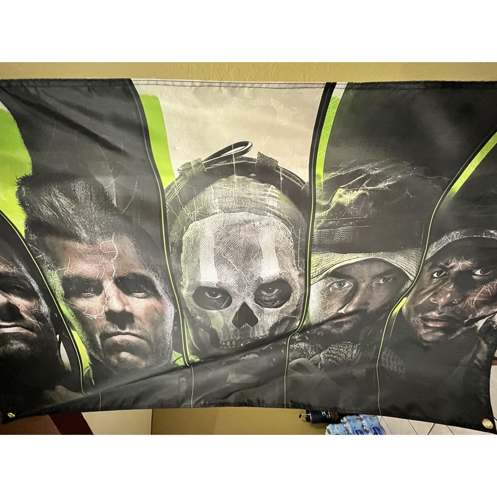 Playstation Call Of Duty Modern Warfare 2 5ft Flag XBOX 360 PlayStation Size ONE SIZE - 2 Thumbnail
