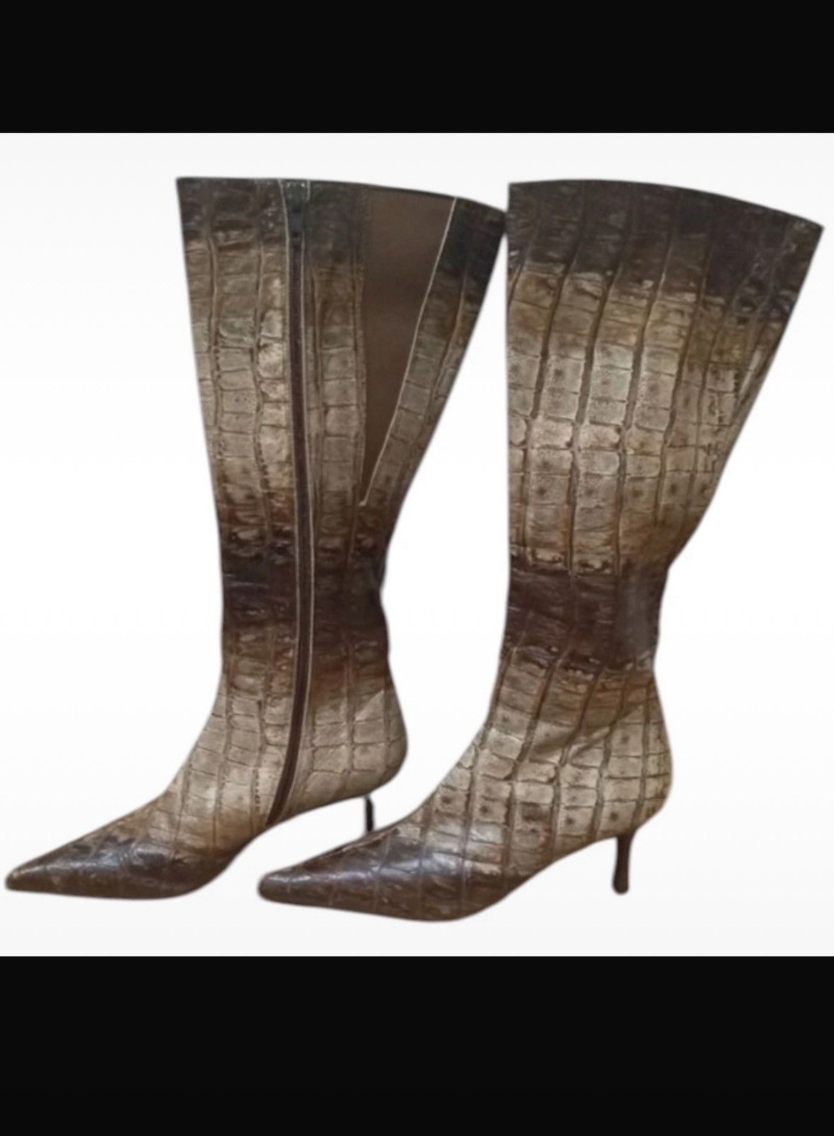 Other Pura Lopez brown leather boots 36 Size US 5 / IT 35 - 1 Thumbnail