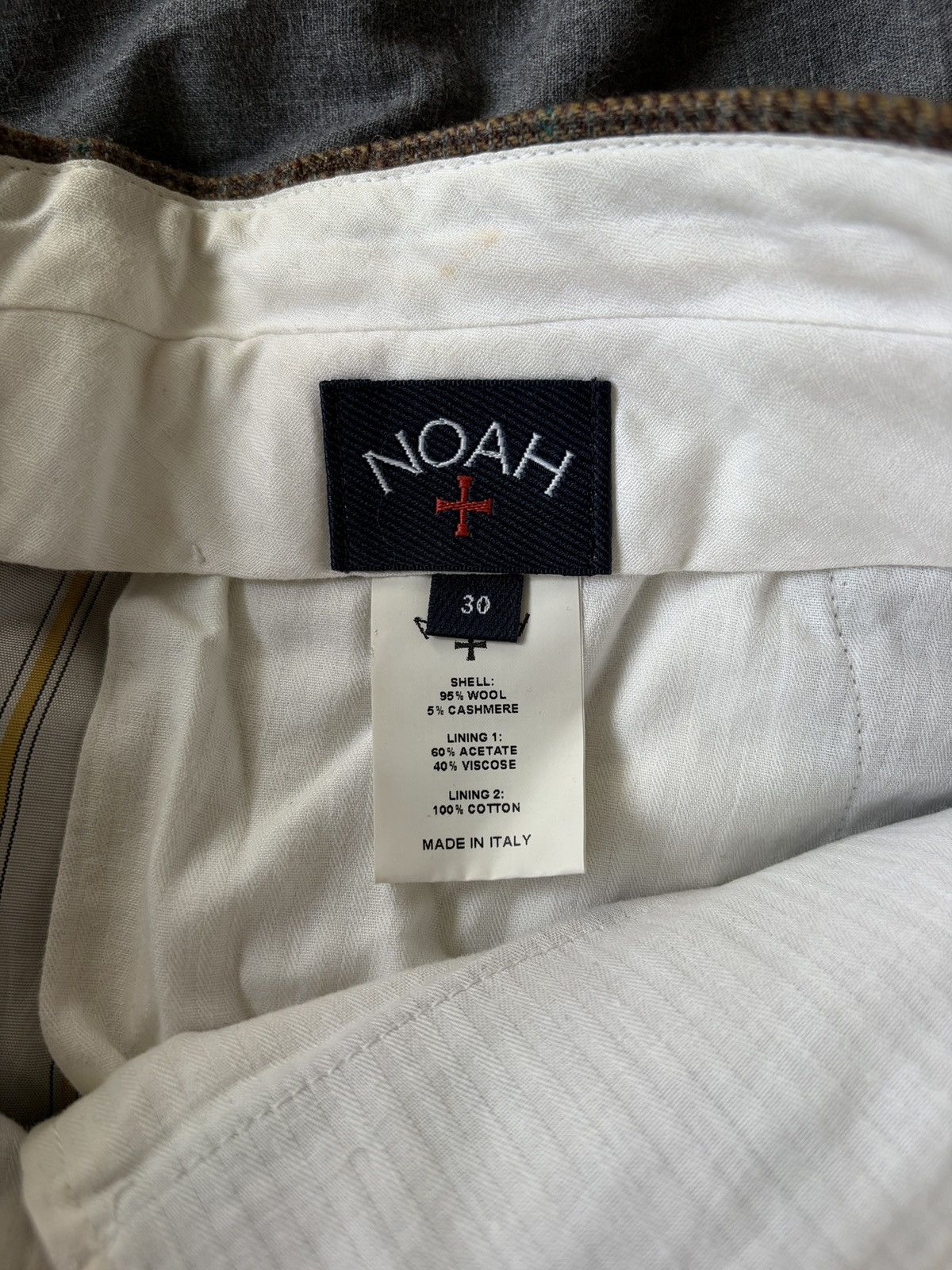 Noah Noah FW19 Single Pleat Wool Cashmere Trousers Size US 30 / EU 46 - 3 Thumbnail