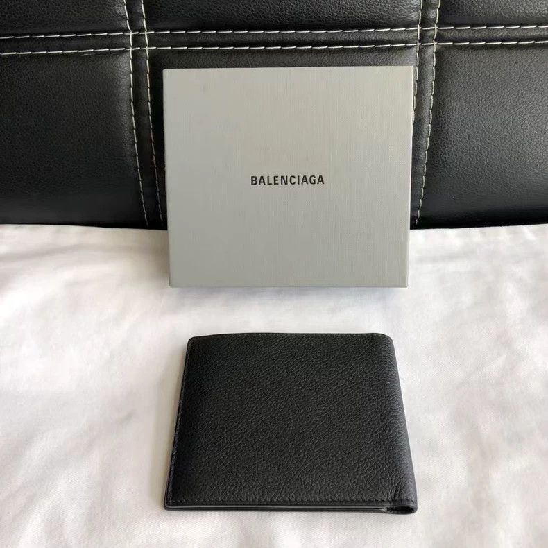 Balenciaga Balenciaga Classic Black Green Logo Wallet-2506 Size ONE SIZE - 2 Thumbnail