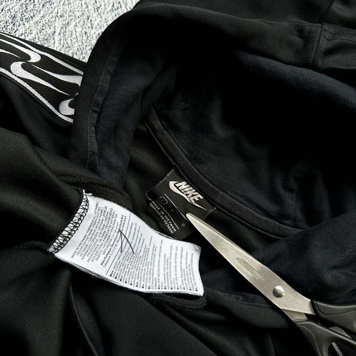 Nike × Nike ACG Women’s Hoodie Nike Lampas Center Logo Black Size: L Size L / US 10 / IT 46 - 6 Thumbnail