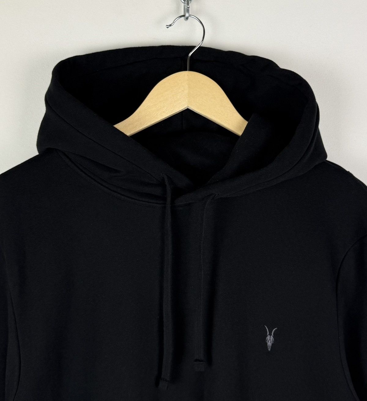 Allsaints Allsaints Raven Oth Hoodie Men’s Size XL Black Pullover Top Size US XL / EU 56 / 4 - 6 Thumbnail