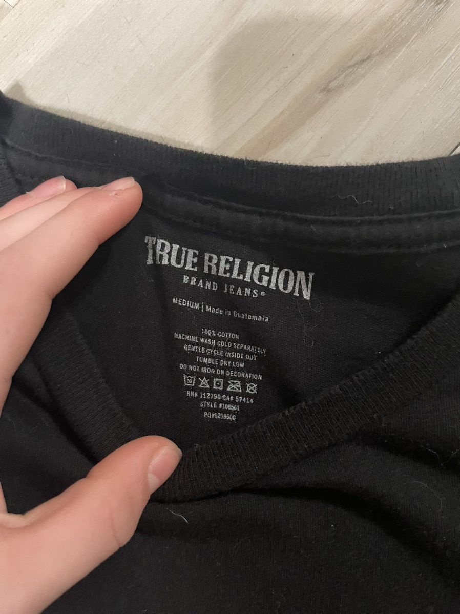 True Religion True religion black dark red tee Size US M / EU 48-50 / 2 - 2 Thumbnail