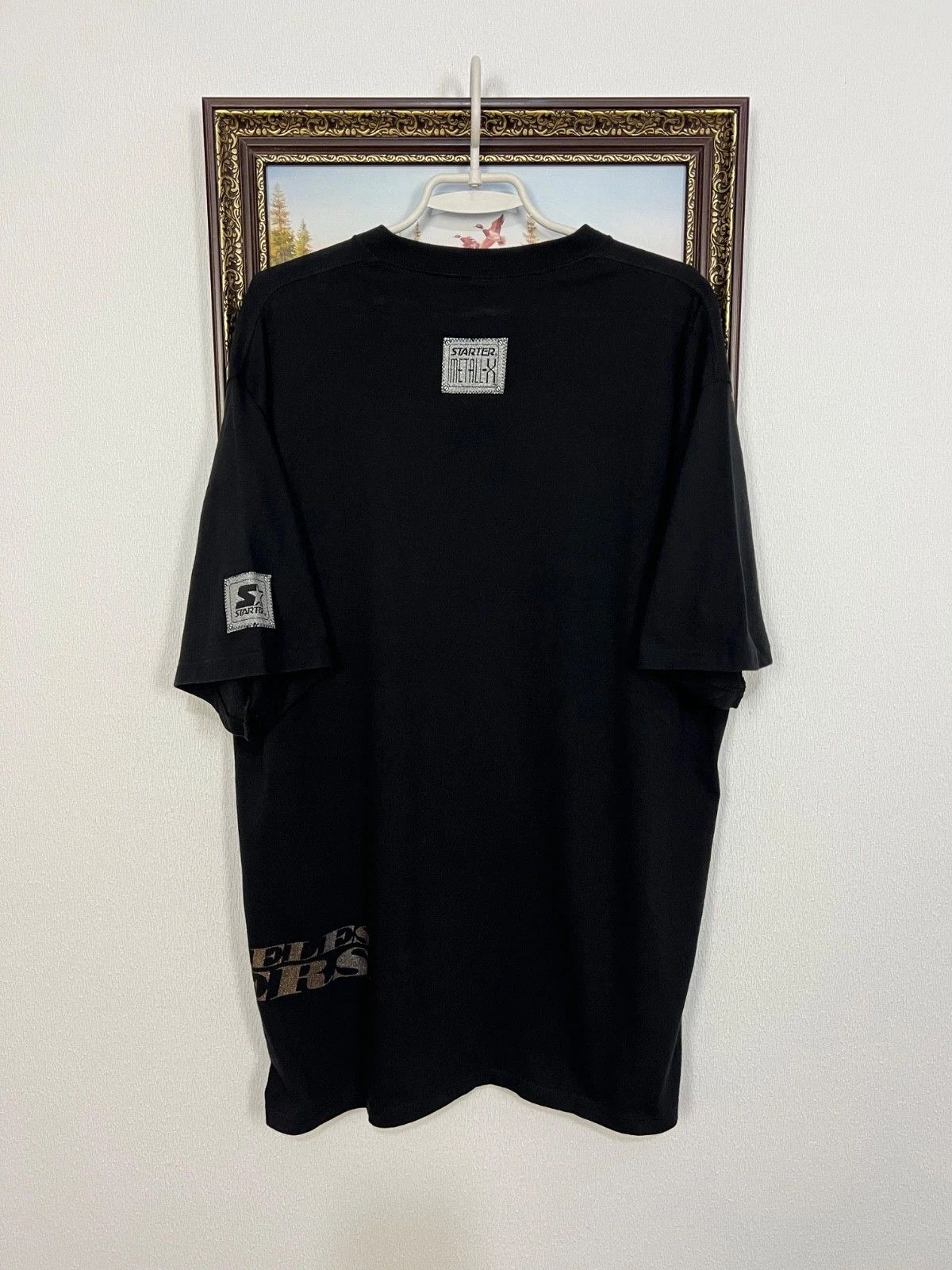 Starter Vintage 90's Starter Lakers Over Print Big Logo Shirt Tee Size US XL / EU 56 / 4 - 6 Thumbnail