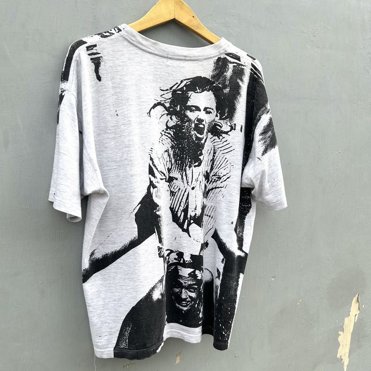 Vintage Vintage 90s Tshirt Marilyn Monroe AOP Builtup Size US L / EU 52-54 / 3 - 10 Thumbnail