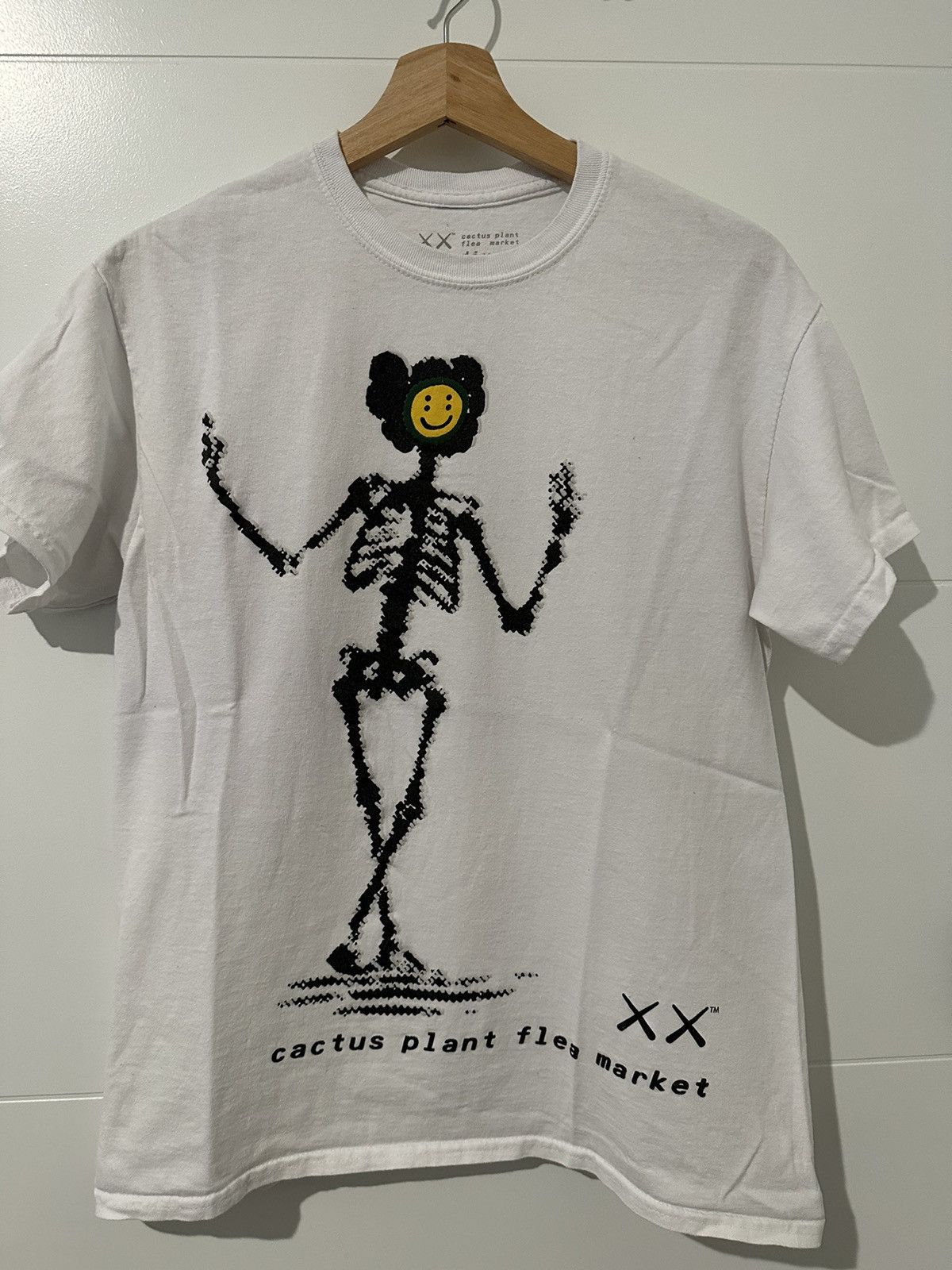 Kaws Kaws CPFM Skeleton T Shirt | Grailed