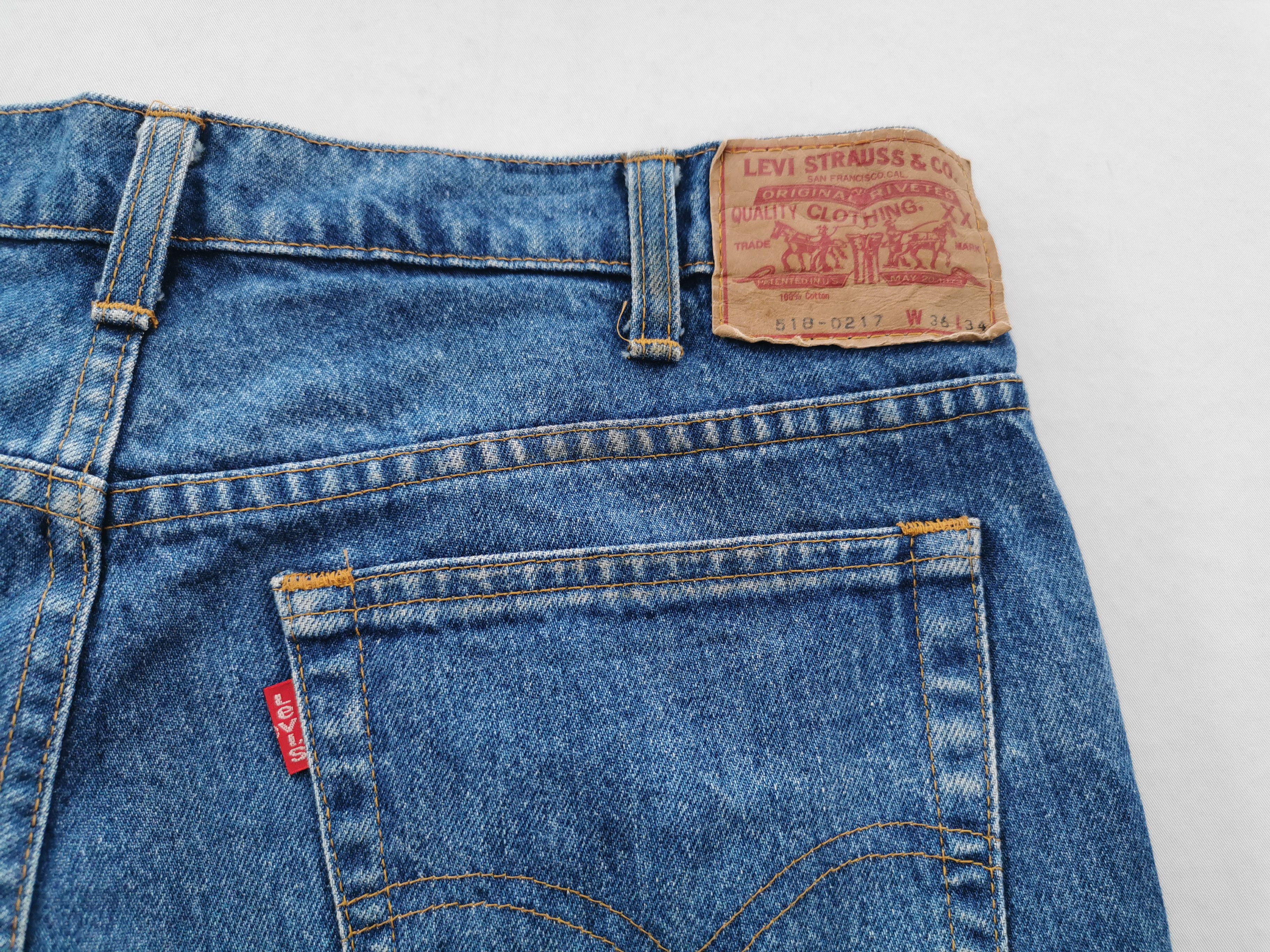Levi's Vintage 90s Levis Lot 518 Denim Made In Japan Size 34/36x34 Size US 34 / EU 50 - 6 Thumbnail