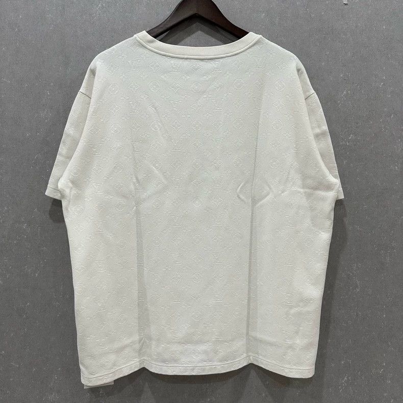 Louis Vuitton Louis Vuitton White 3D presbyopic full print short sleeve Size US XXL / EU 58 / 5 - 2 Thumbnail