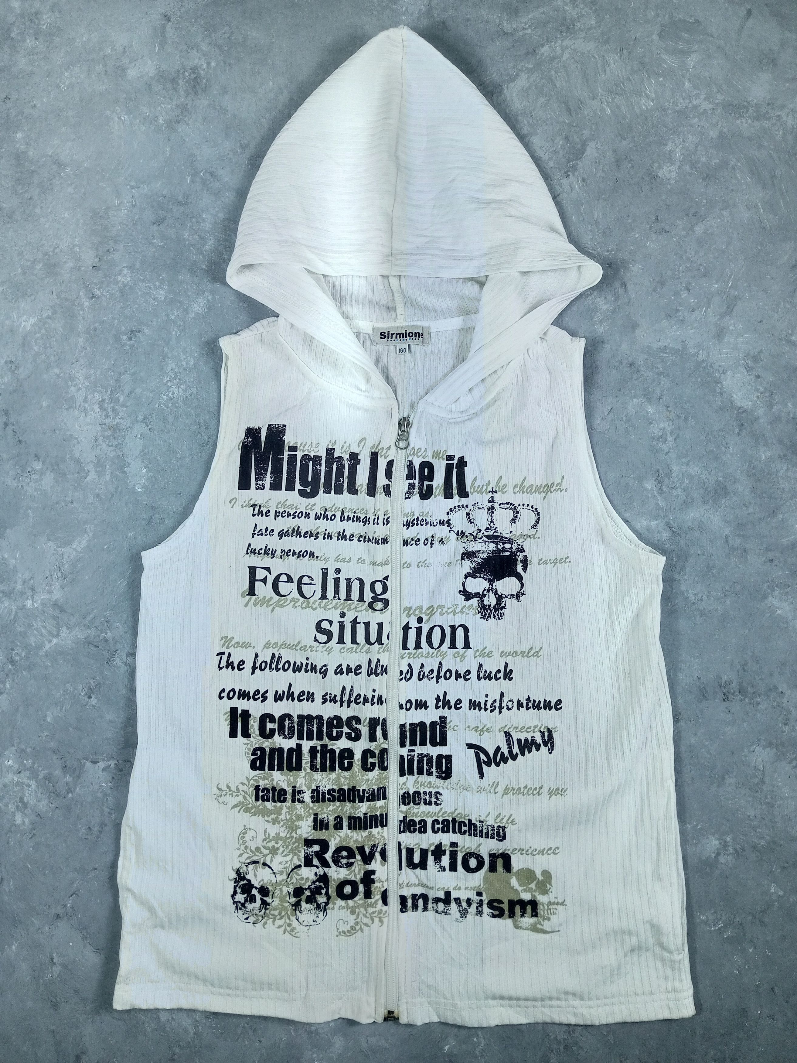 Japanese Brand Rare Vintage Japanese Brand Sleeveless Hoodie Size US M / EU 48-50 / 2 - 1 Thumbnail