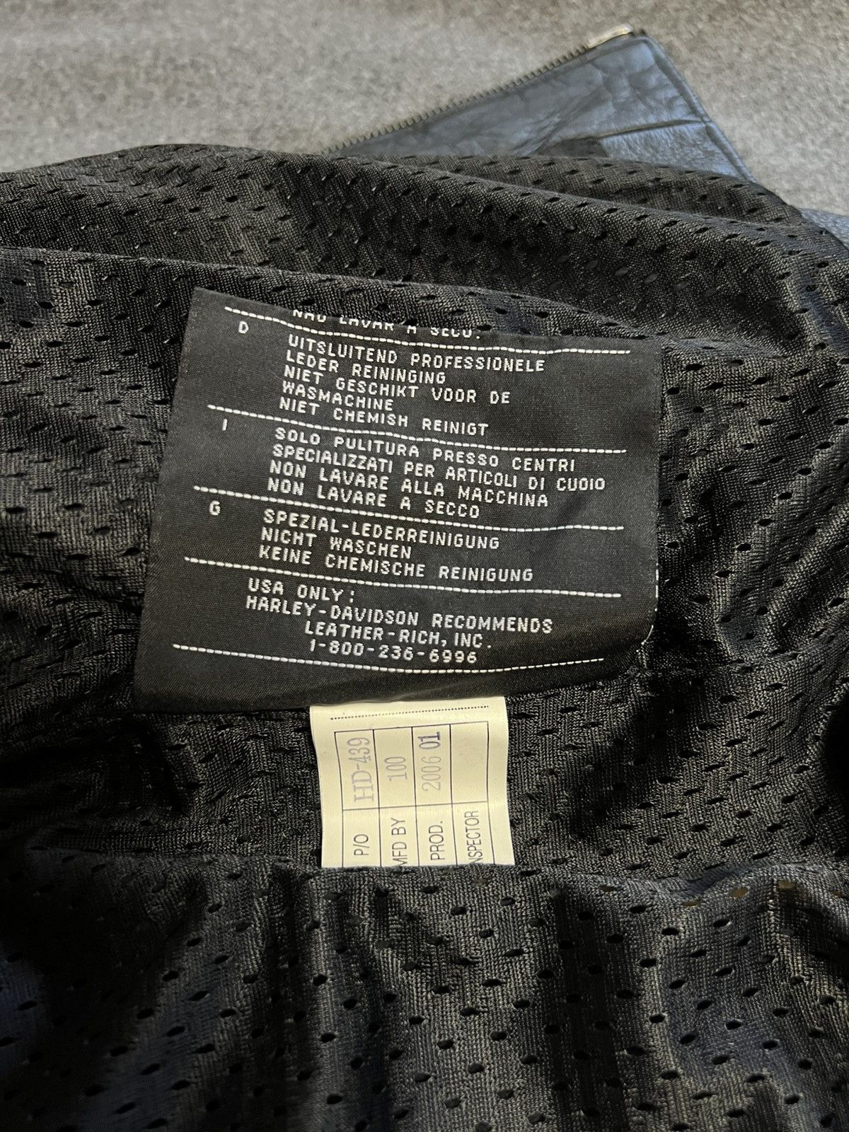 Harley Davidson HARLEY DAVIDSON Jacket Perforated Leather Bomber Racing Size US M / EU 48-50 / 2 - 18 Thumbnail