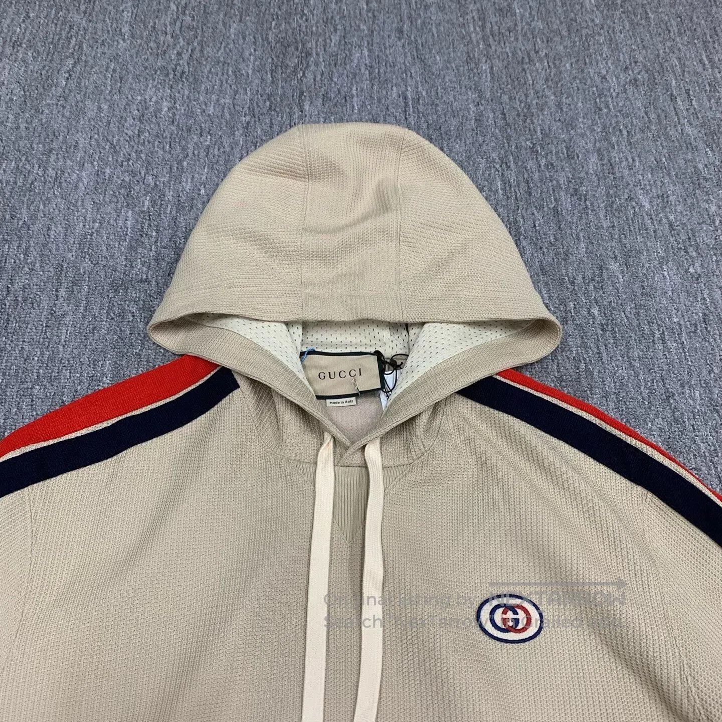 Gucci gucci khaki knit hoodie sweatshirt medium size. Size US M / EU 48-50 / 2 - 9 Thumbnail