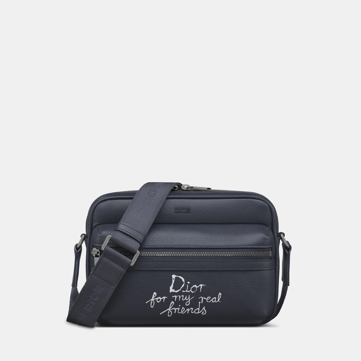 Dior o1bcso1str0226 Size:OS/Zipped Messenger Bag in Nevy Blue Size ONE SIZE - 1 Thumbnail