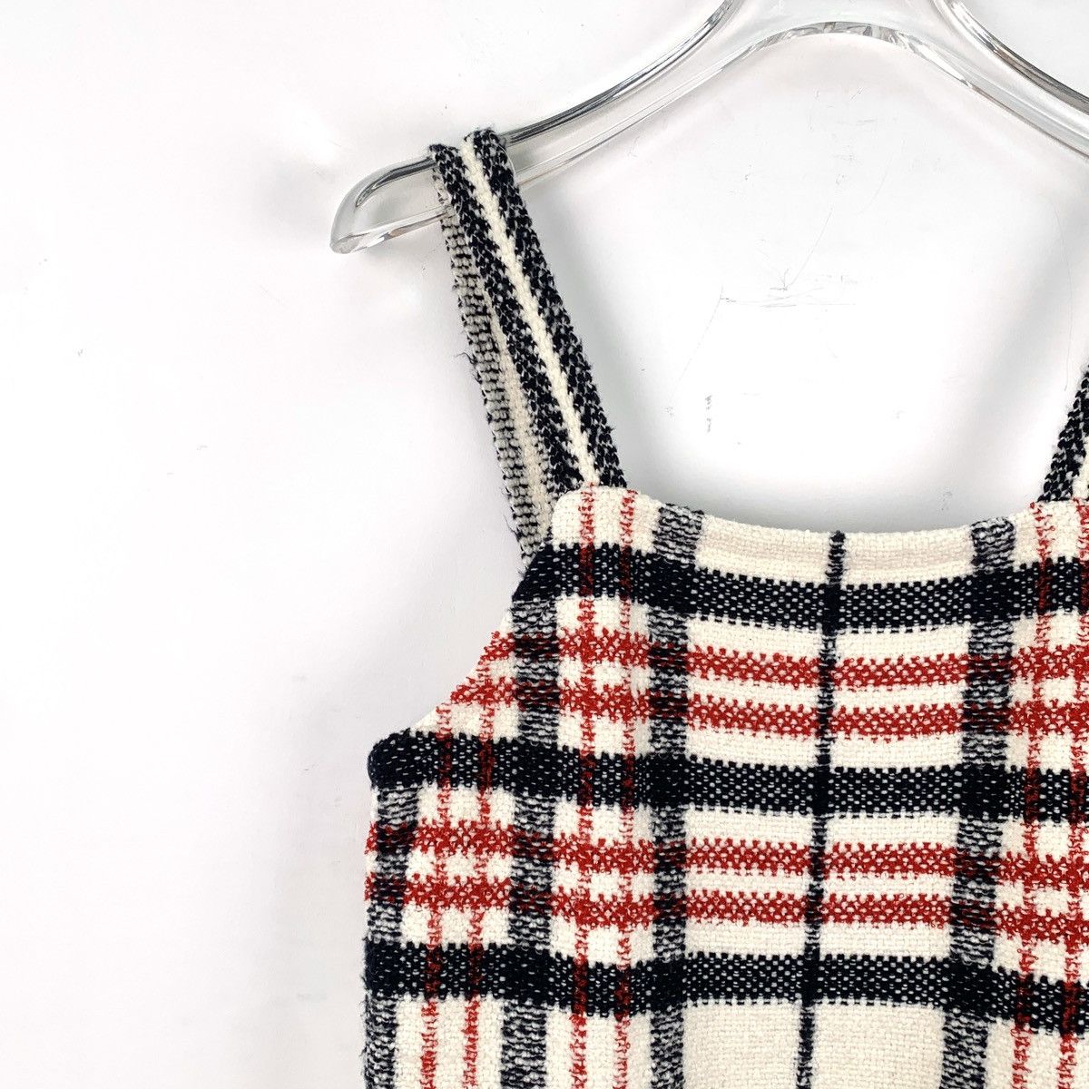 Dior Dior Color-block Plaid Cotton Knit Cami Dress K26WX Size XXS / US 00 / IT 34 - 3 Thumbnail