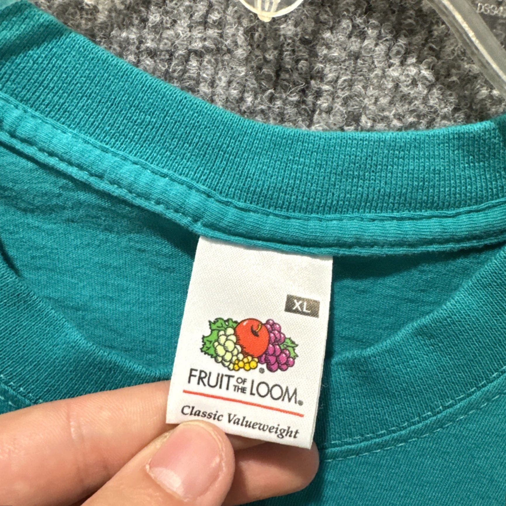 Fruit Of The Loom VINTAGE Fruit of the Loom Joe Cocker Heart & Soul Short Sleeve Tee HTF XL Mens Teal/Blue Shirt Size US 36 / EU 52 - 3 Thumbnail