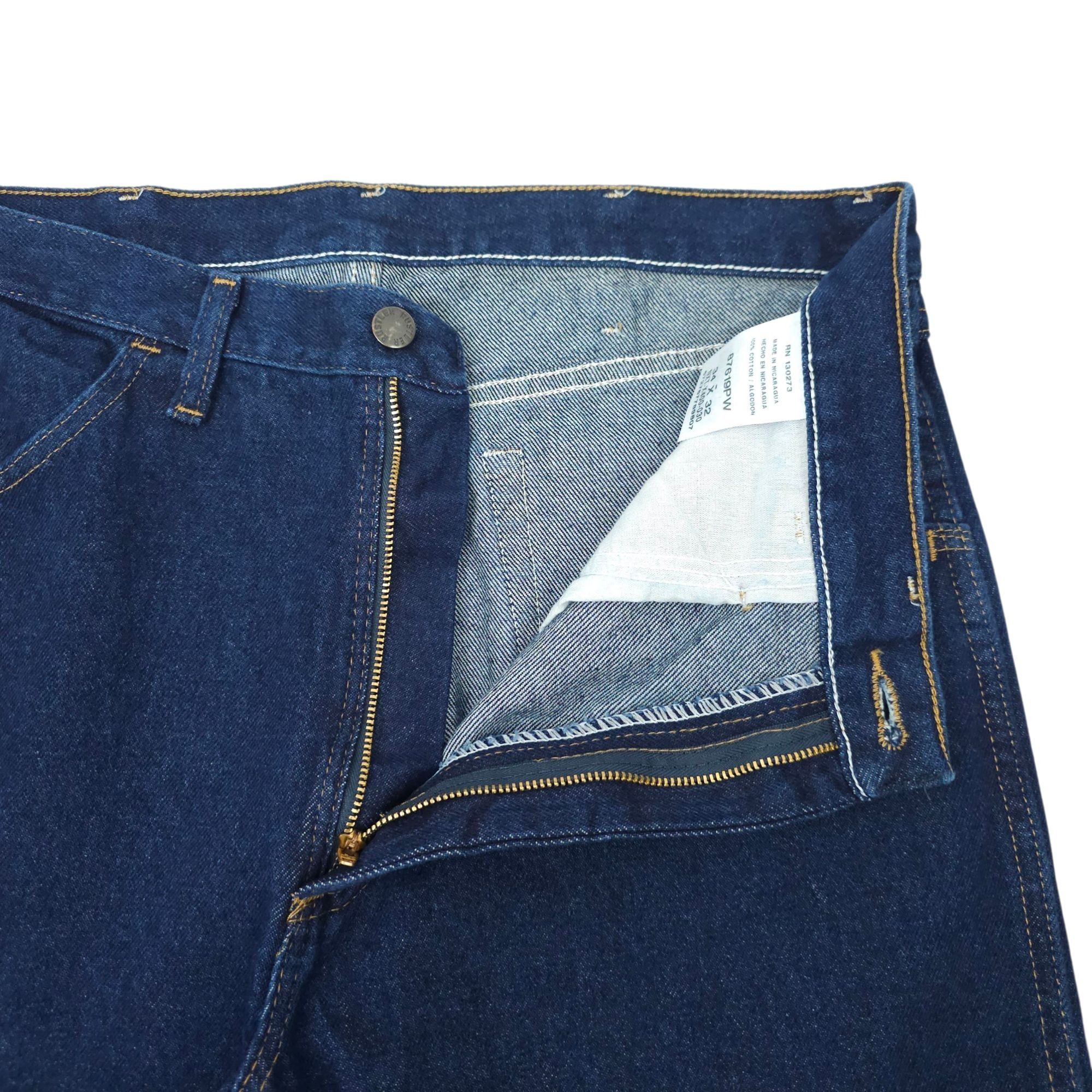 Rustler Rustler Regular Fit Straight Leg Jeans Men 34x32 Heavyweight Size US 34 / EU 50 - 7 Thumbnail