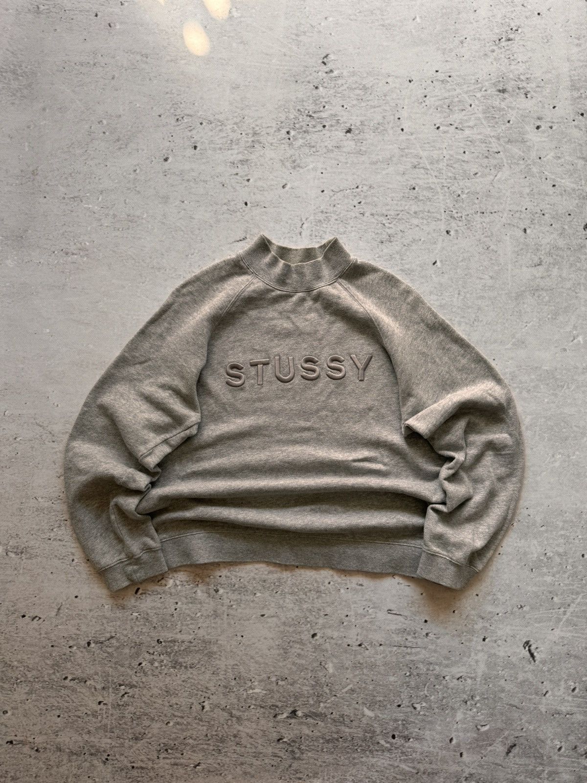 Stussy × Vintage STUSSY CENTER LOGO VINTAGE SWEATSHIRT Size US S / EU 44-46 / 1 - 1 Thumbnail