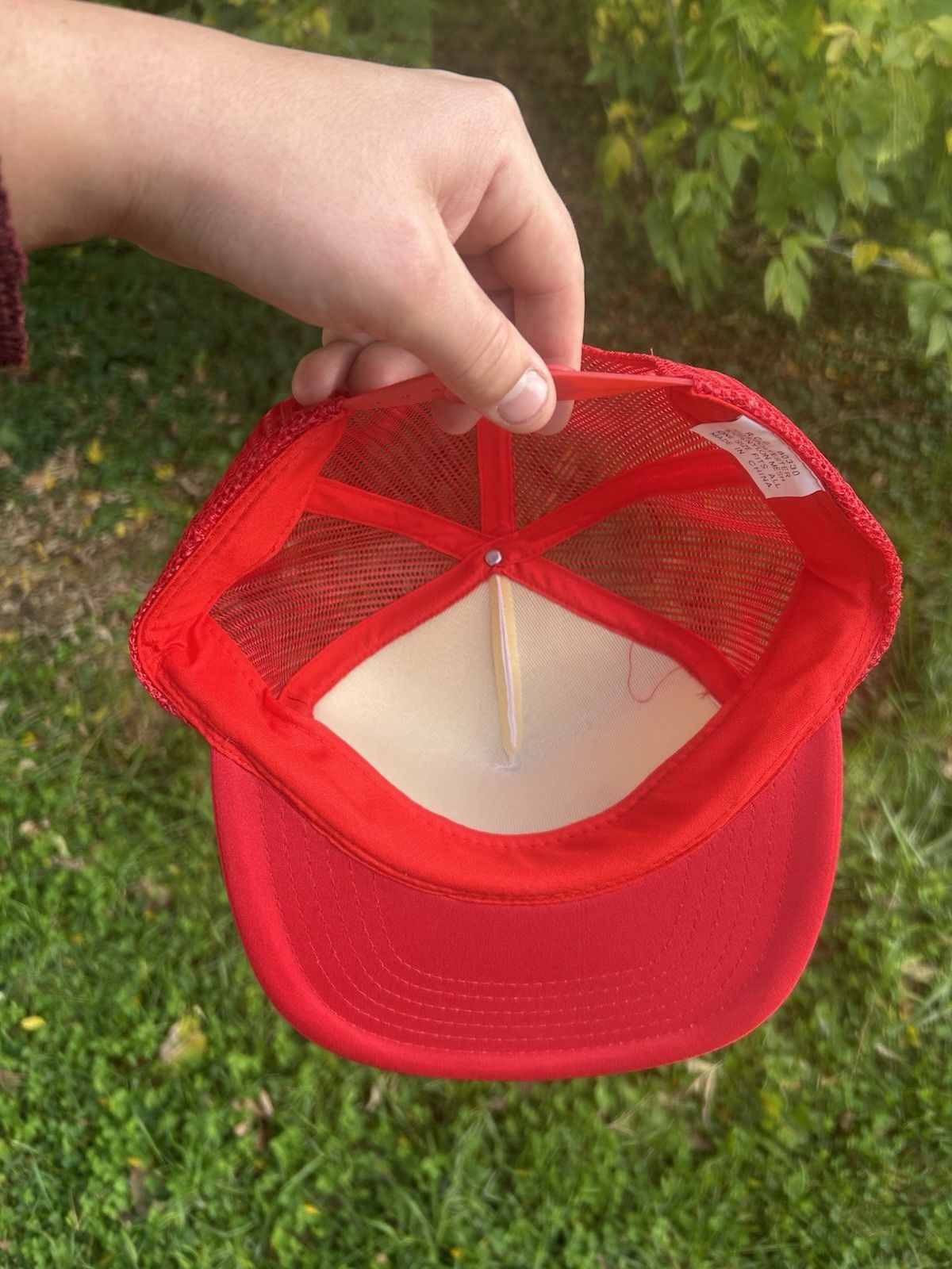 Vintage Vintage trucker hat star truck rentals red white 2 tone snap Size ONE SIZE - 5 Thumbnail