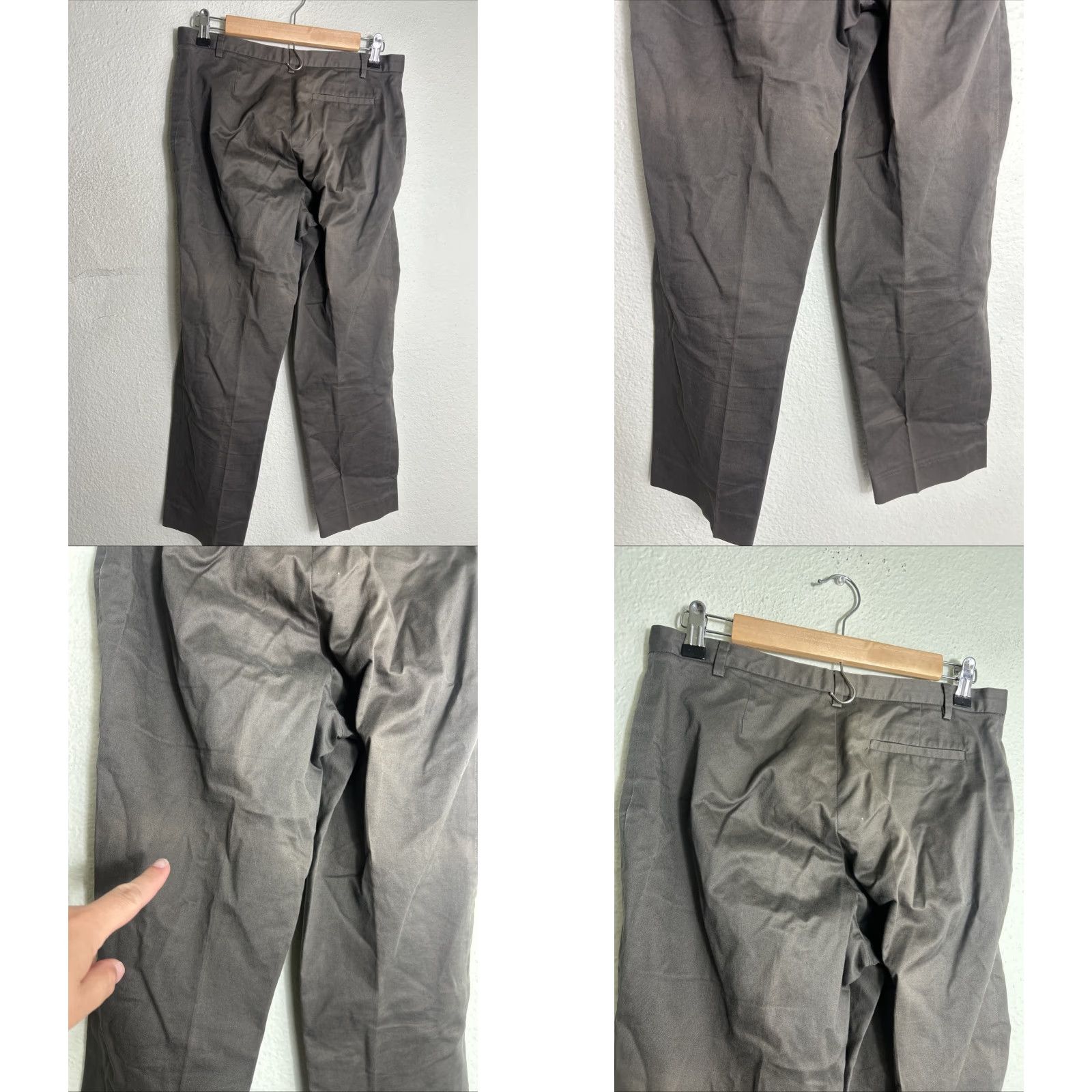 Gap Y2K Gap Cropped Stretch Brown Dress Pants Women’s Size 6 R 30x25 Size 28" / US 6 / IT 42 - 8 Thumbnail