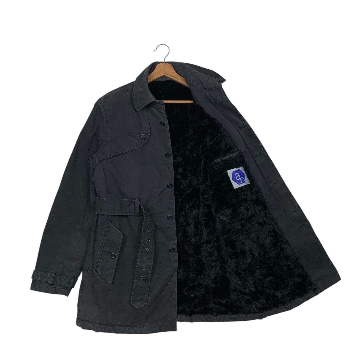 ABAHOUSE ABAHOUSE Sherpa Lined Belted Coat Jacket #2570-C116 Size US M / EU 48-50 / 2 - 9 Thumbnail