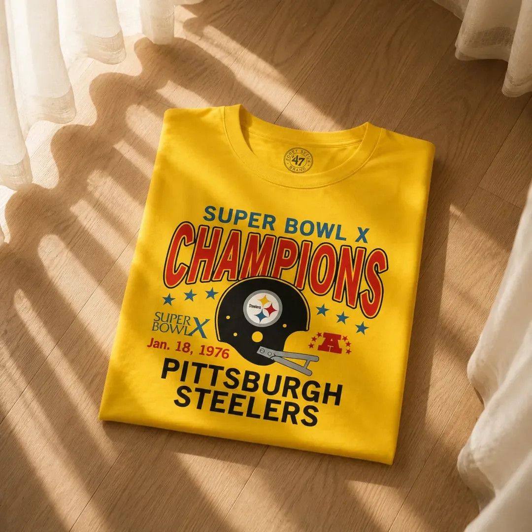 NFL Pittsburgh Steelers Super Bowl Champions NFL Tee Shirt Size US L / EU 52-54 / 3 - 4 Thumbnail