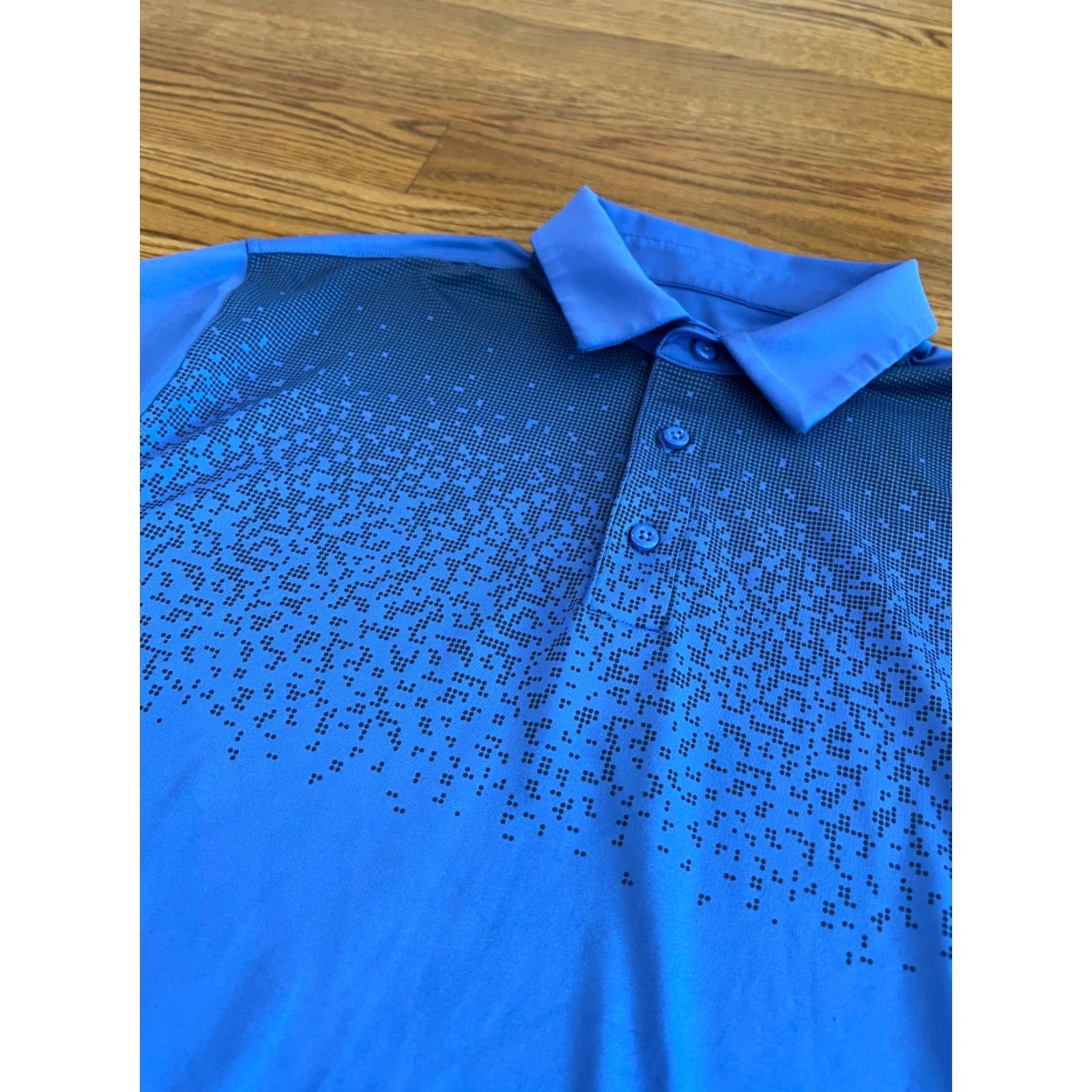 Under Armour Under Armour Tech Polo Shirt Men’s Large Blue Short Sleeve Relaxed Fit Logo Solid Polo Shirt 29in Chest 44in HeatGear Size US L / EU 52-54 / 3 - 2 Thumbnail