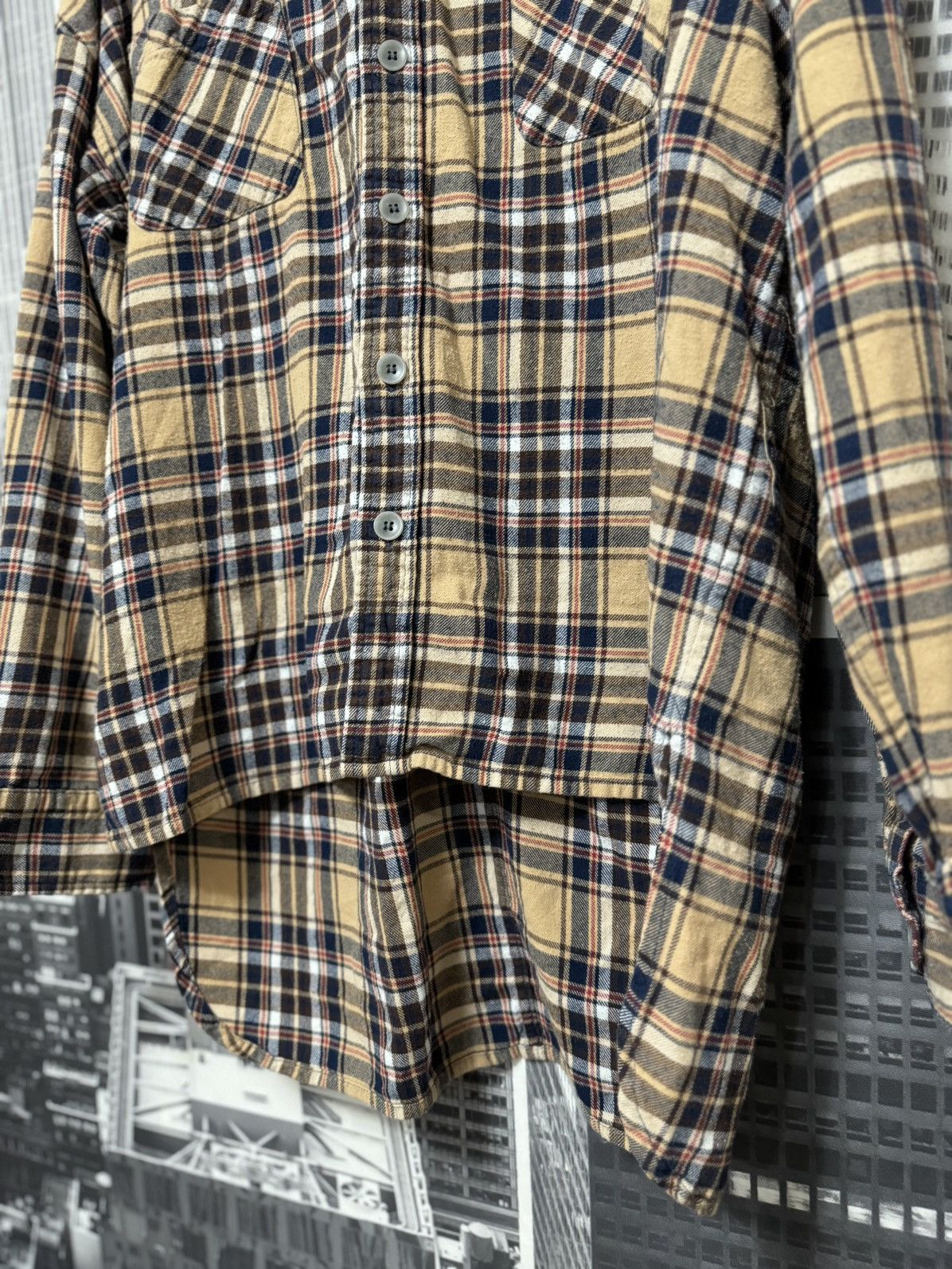 Fear of God Fear of God Fourth Collection Flannel Brown SZ Large 🔥 Size US L / EU 52-54 / 3 - 3 Thumbnail