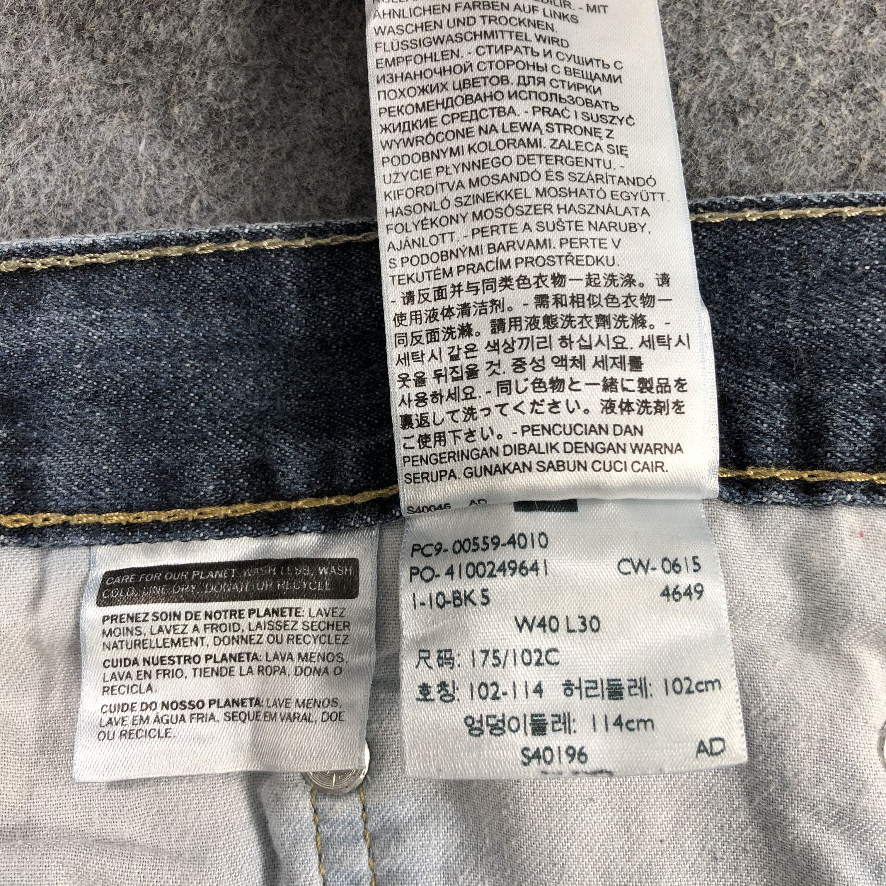 Levi's Vintage Blue Wash Levis 559 Jeans-J2661 Size US 42 / EU 58 - 13 Thumbnail