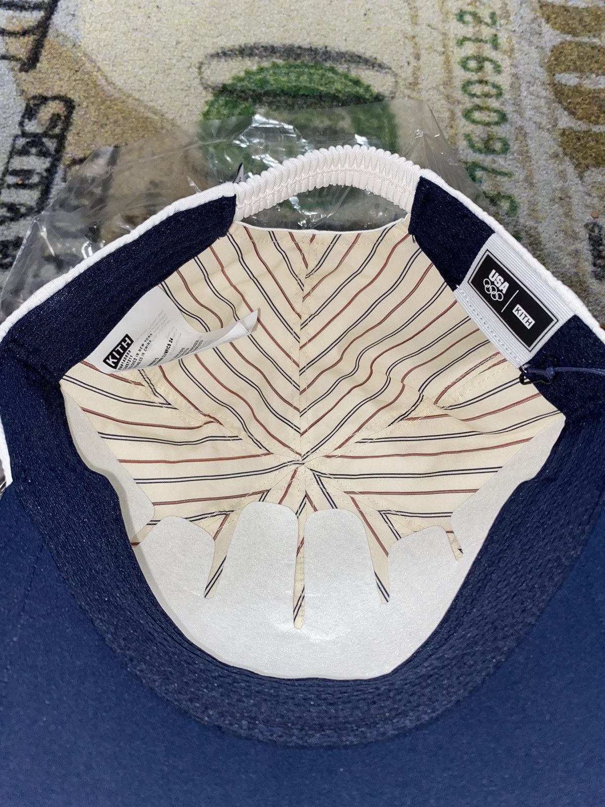 Kith × USA Olympics Kith for Team USA Leggero Cap White Sanddrift Size ONE SIZE - 3 Thumbnail