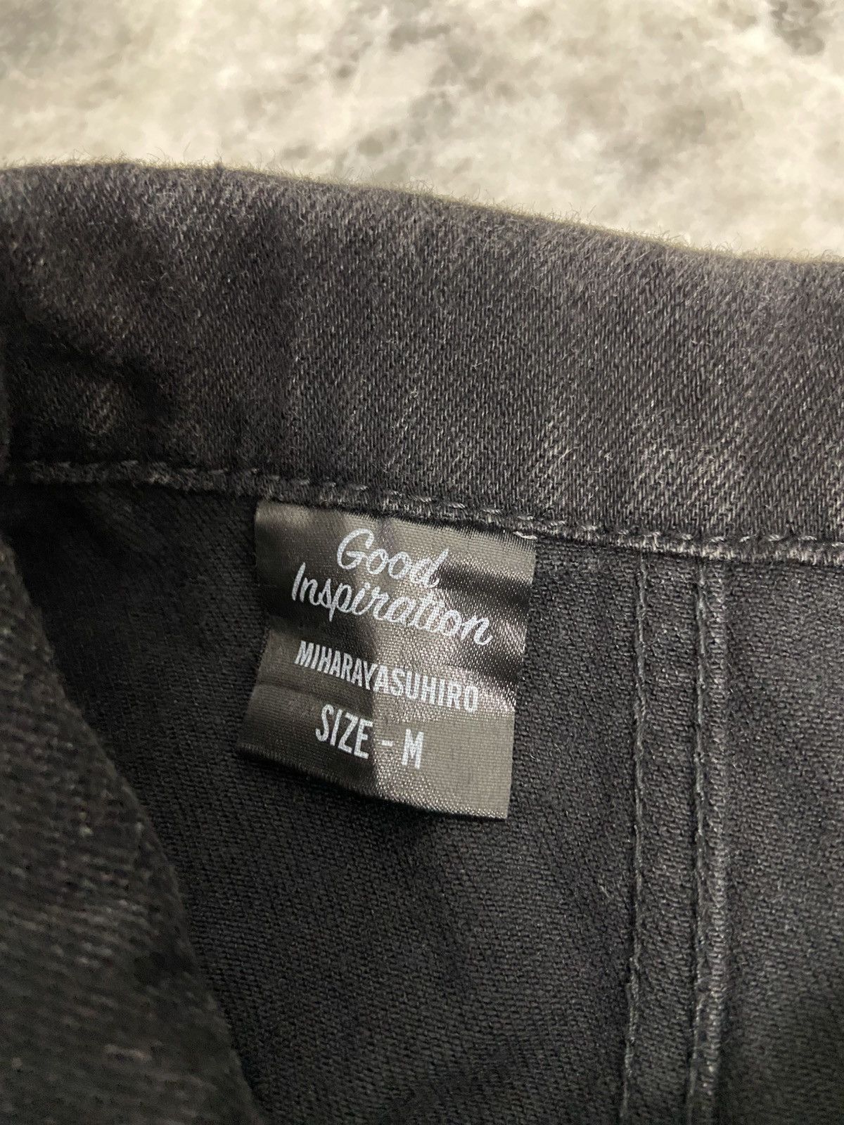 Maison MIHARA YASUHIRO Gu x Miharayasuhiro Black Trucker Denim Jacket Size US M / EU 48-50 / 2 - 7 Thumbnail
