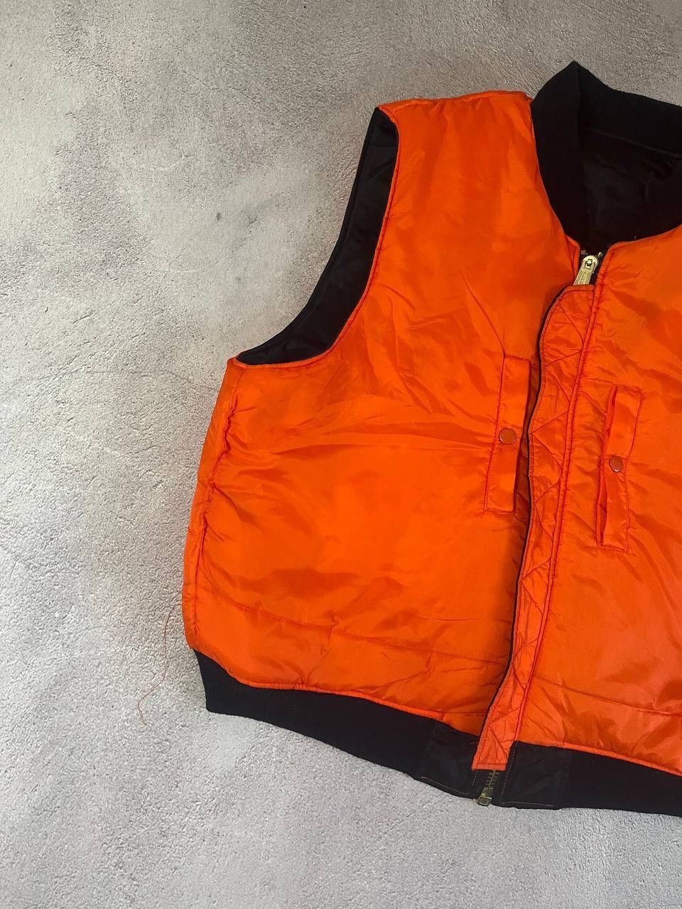 Japanese Brand Alpha Industries Crash thrashed y2k distressed Ma1 vest Size US L / EU 52-54 / 3 - 6 Thumbnail