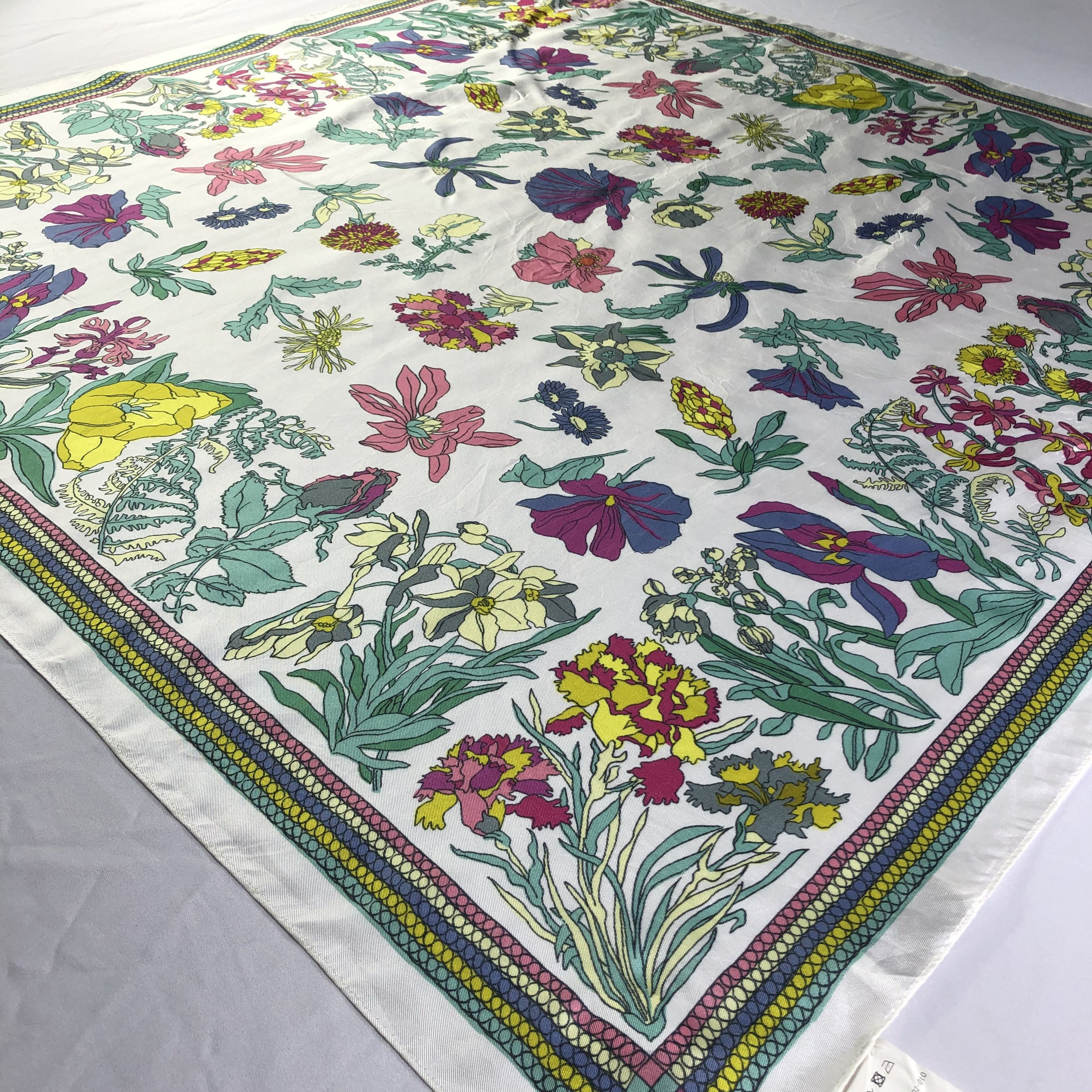 Vintage Vintage Anayi Silk Scarf Size ONE SIZE - 4 Thumbnail