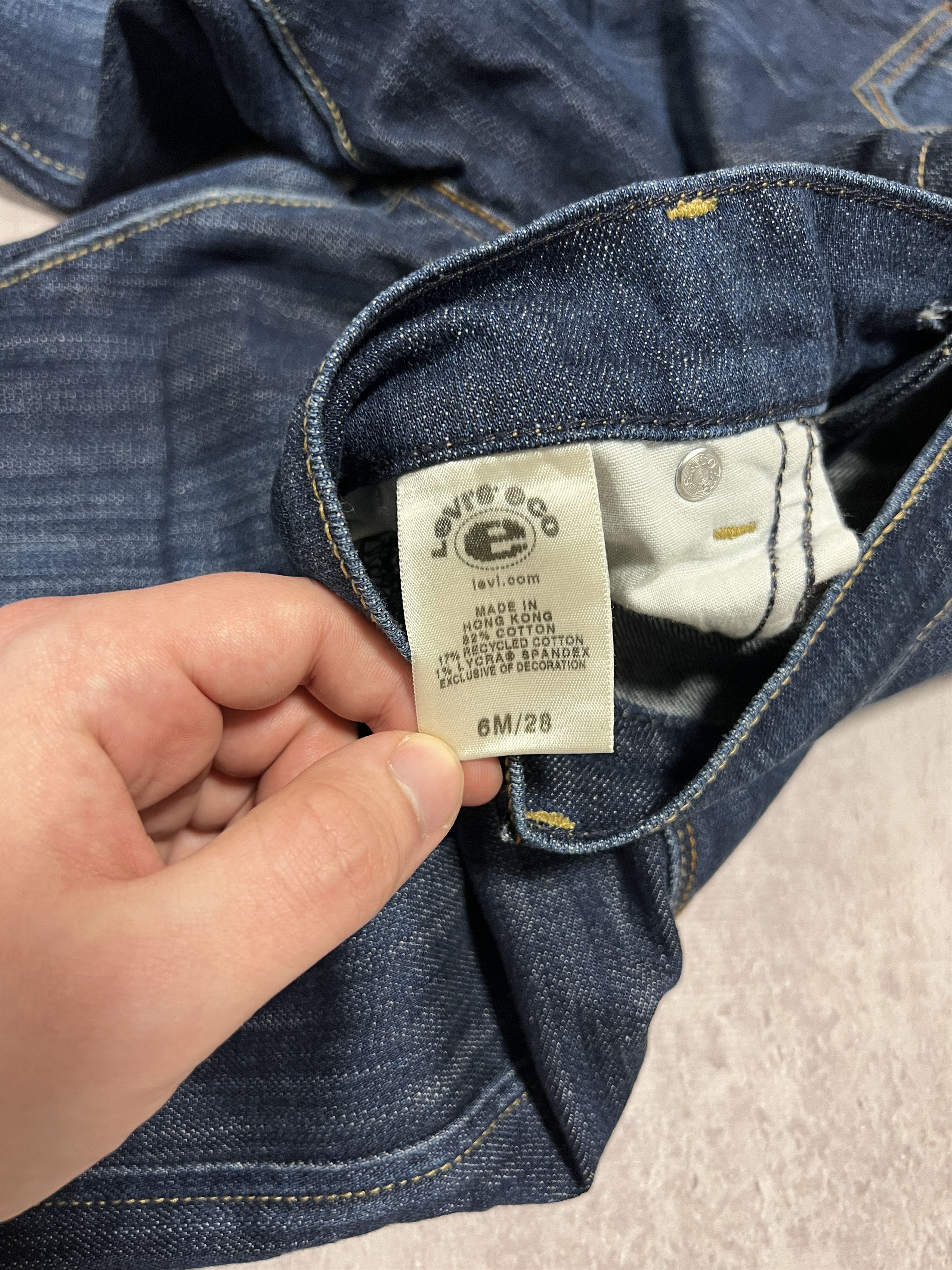 Levi's Vintage Levi’s Eco Recycled denim jeans Size 28" / US 6 / IT 42 - 16 Thumbnail