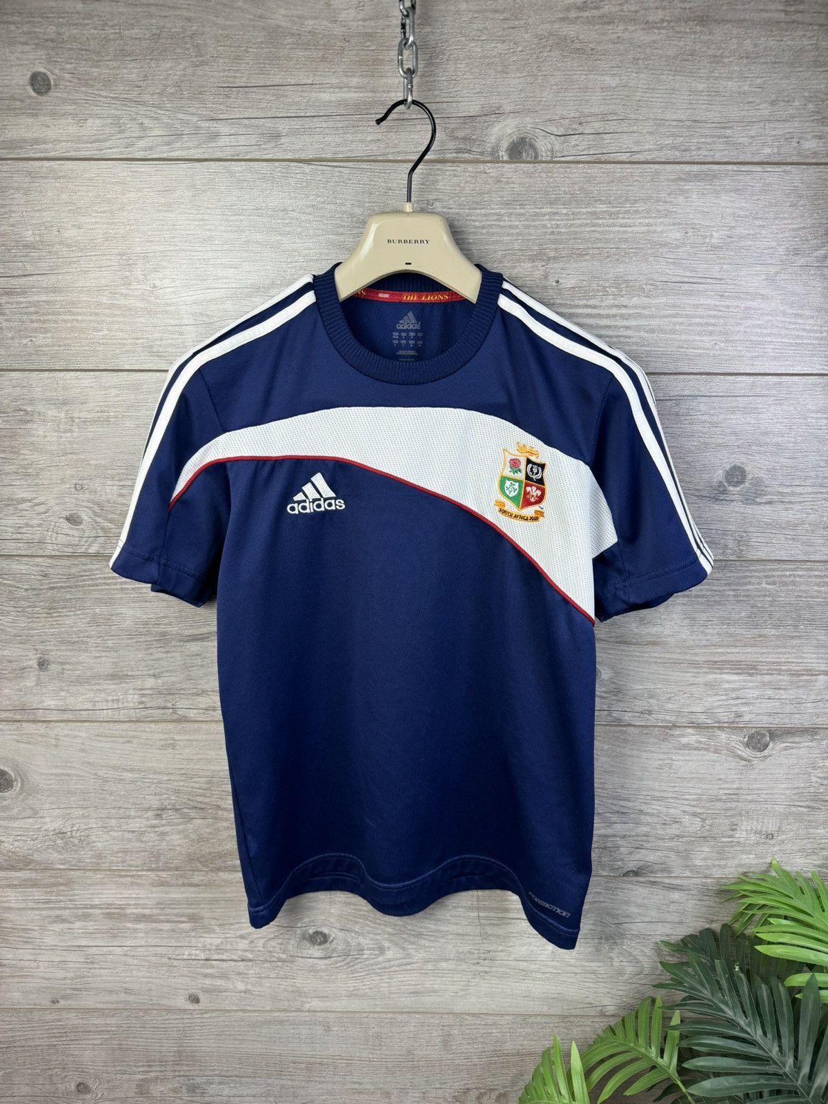Adidas ADIDAS British & Irish Lions 2009 South Africa Rugby Shirt Size US S / EU 44-46 / 1 - 3 Thumbnail