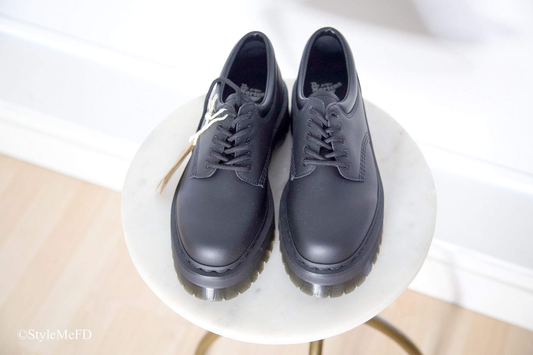Dr. Martens Dr Martens Vegan "8053 Felix Quad" Black Platform Size US 9 / IT 39 - 1 Thumbnail