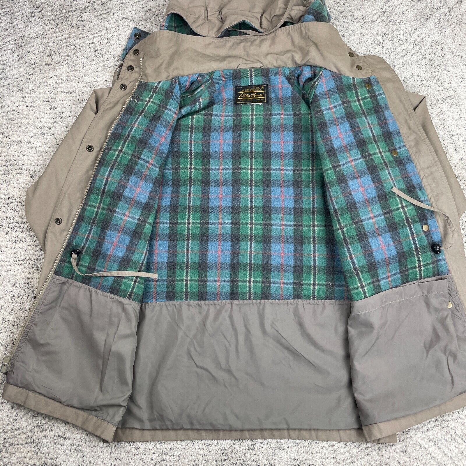 Eddie Bauer VTG Eddie Bauer Jacket Womens Medium Flannel Wool Lined