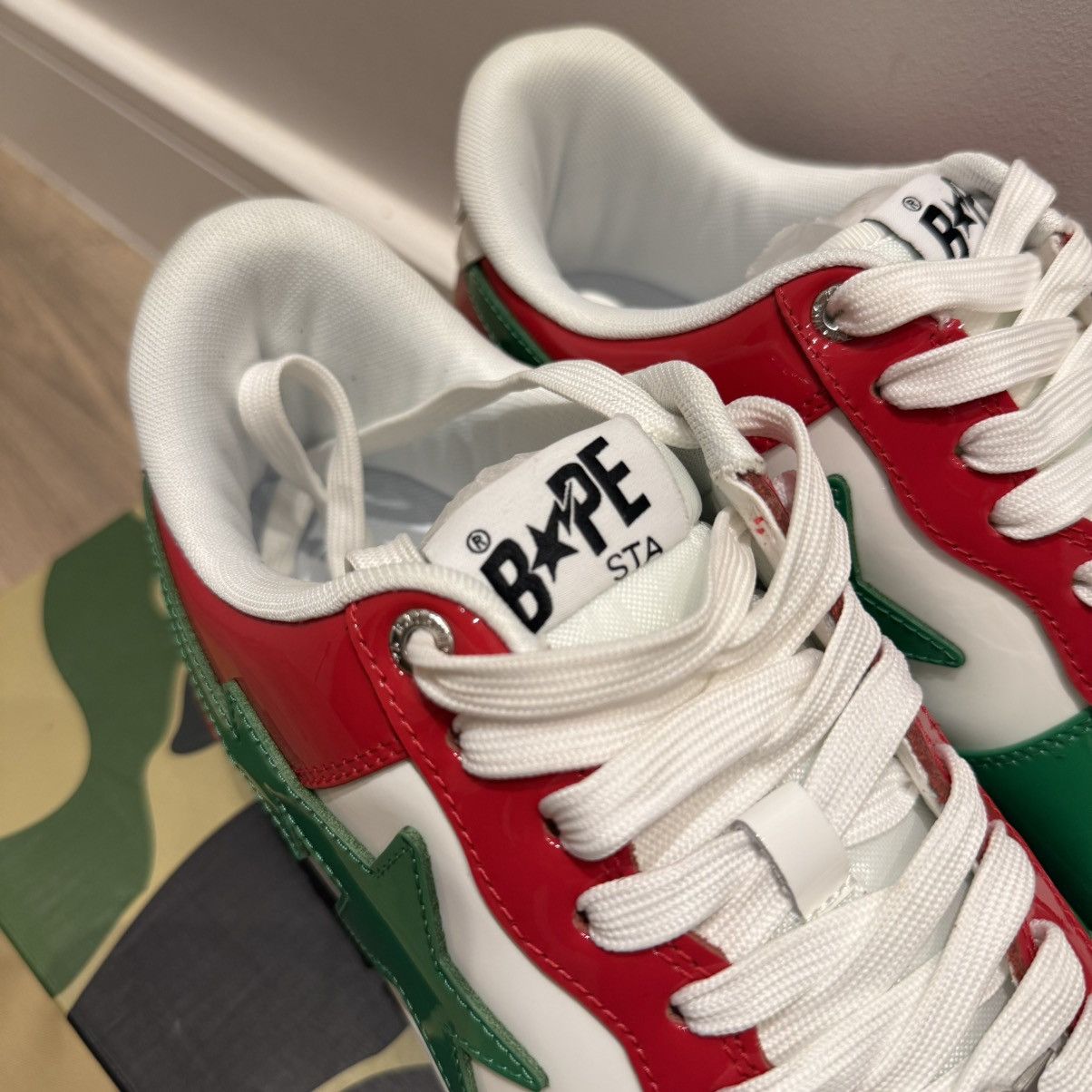 Bape Bapesta M1 “Italy” Size US 12 / EU 45 - 8 Thumbnail