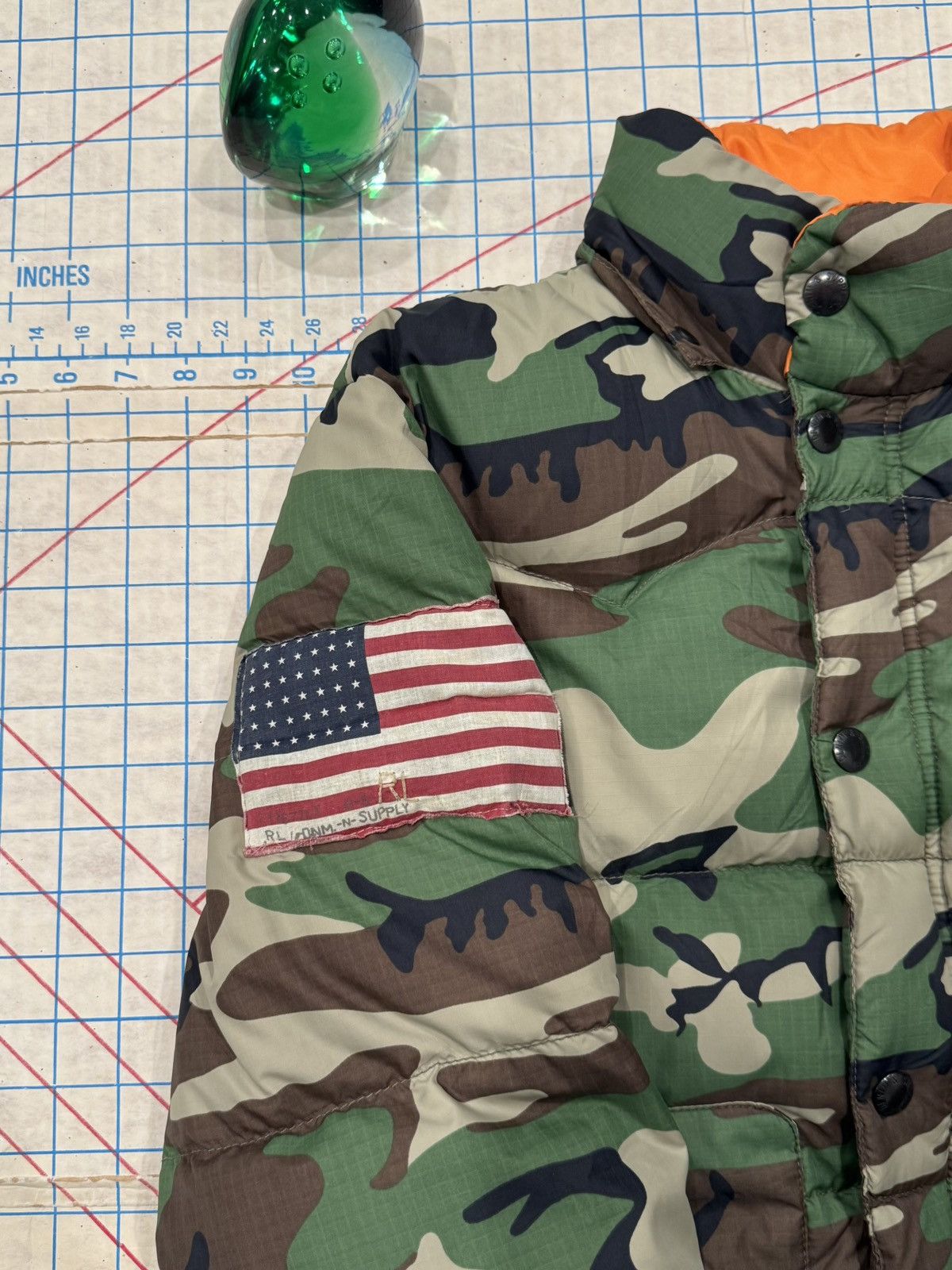 Denim & Supply Ralph Lauren Denim & Supply Ralph Lauren Camo Puffer Jacket Size Small Size US S / EU 44-46 / 1 - 4 Thumbnail