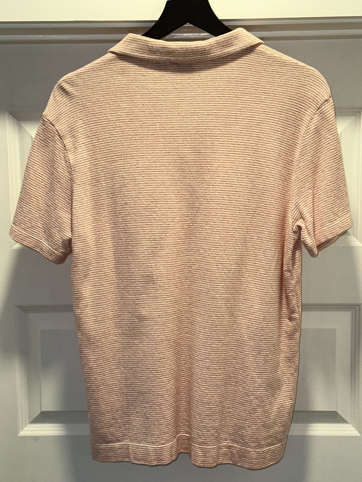 Hugo Boss Hugo Boss Textured Knit Polo Shirt Stripes Size US M / EU 48-50 / 2 - 5 Thumbnail