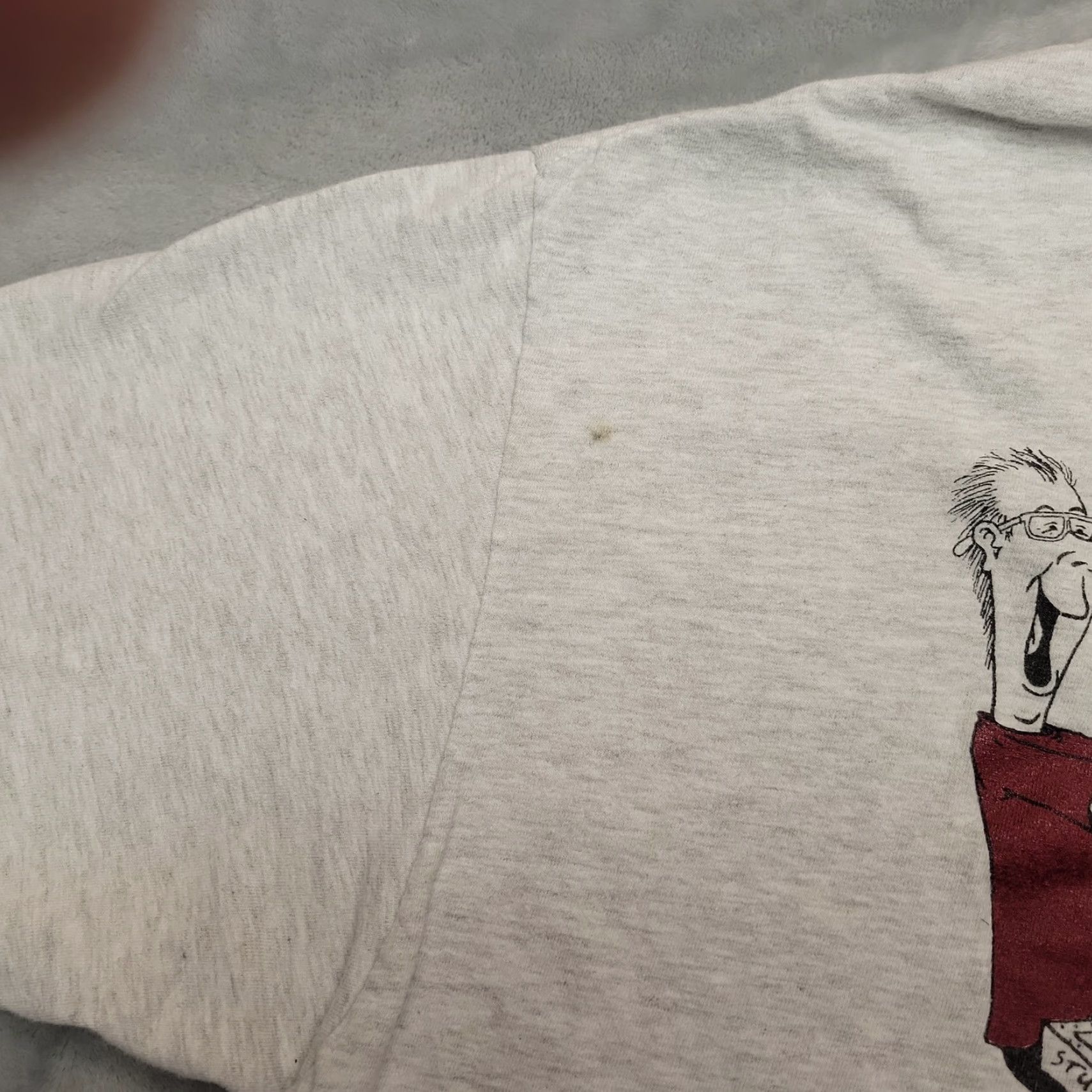 Hanes VINTAGE Axmen Shirt Mens XL Gray Missoula Montana 90s Y2K Hanes T-Shirt Crew Neck Short Sleeve Solid Cotton Blend Graphic Print Retro American Men LV? Size US XL / EU 56 / 4 - 7 Thumbnail