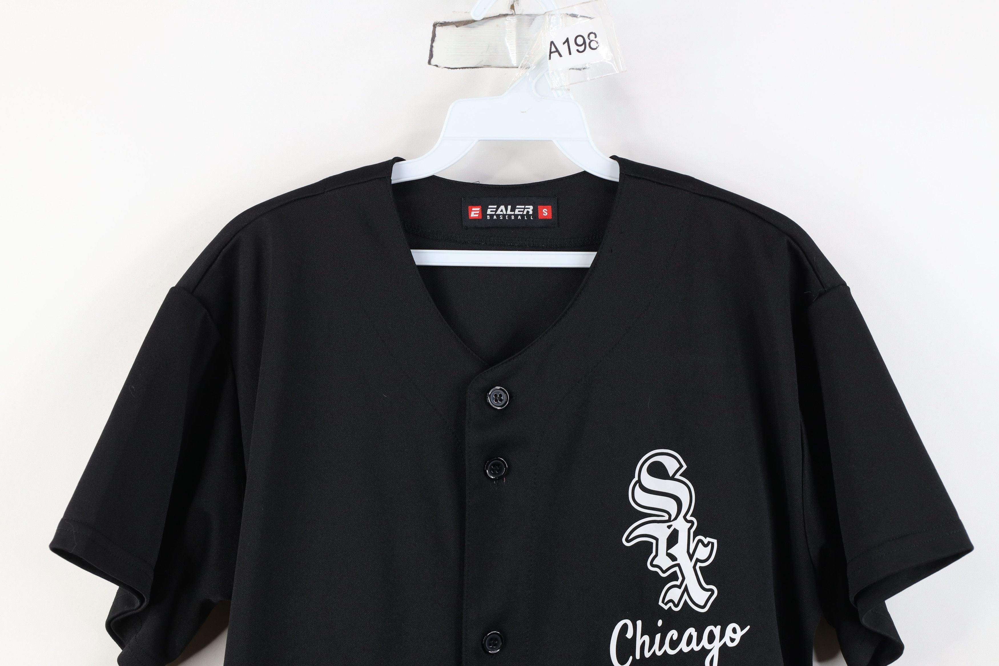 Vintage Vintage Chicago White Sox Baseball Jersey Black Polyester Size US S / EU 44-46 / 1 - 2 Thumbnail