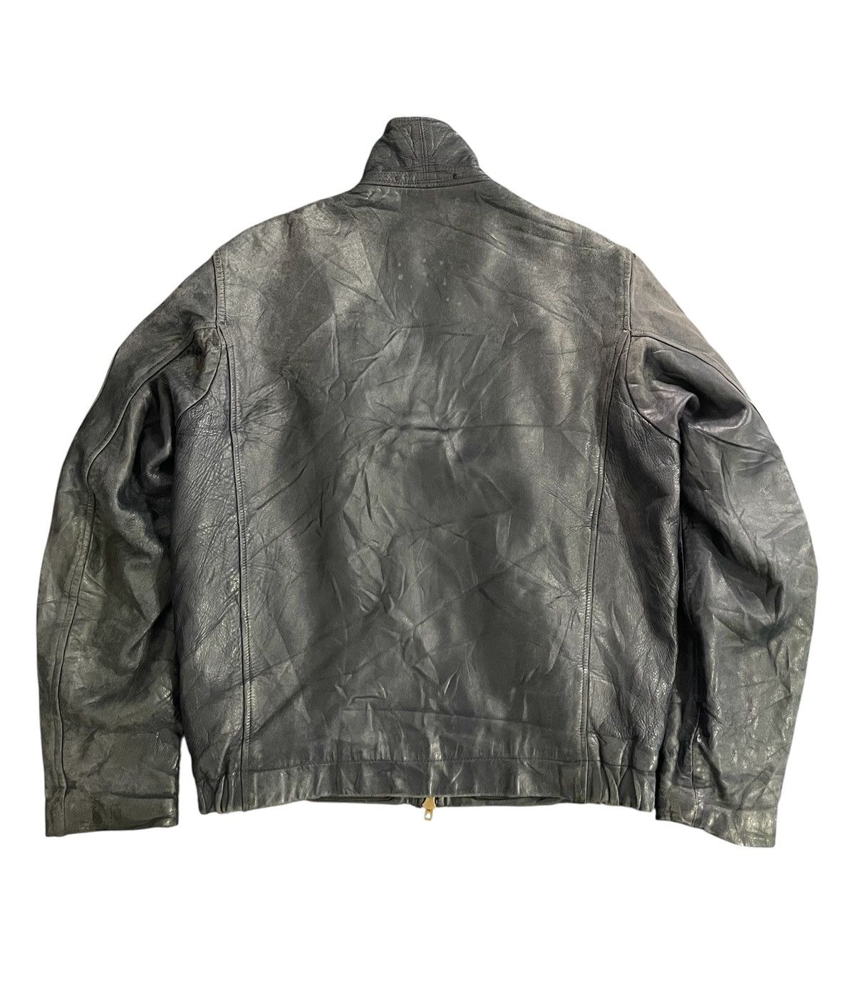 Vintage Vintage 1960’s French Air Force Faded Leather Jacket Size US L / EU 52-54 / 3 - 2 Thumbnail