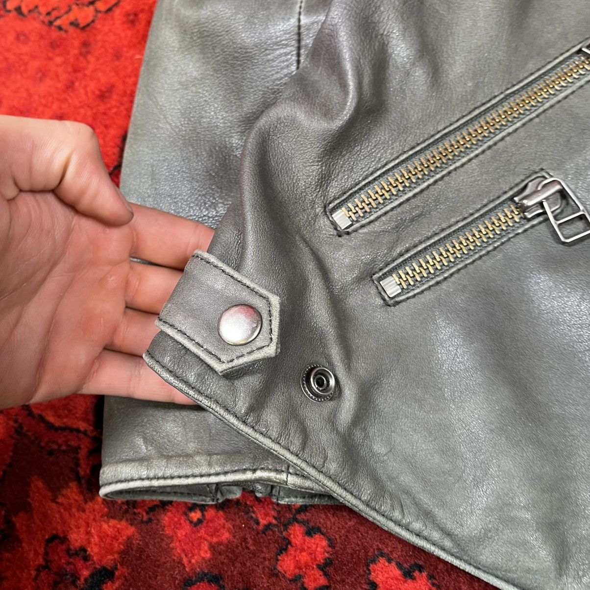 Acne Studios Acne Studios Rita Aviator leather jacket with fur collar Size M / US 6-8 / IT 42-44 - 8 Thumbnail
