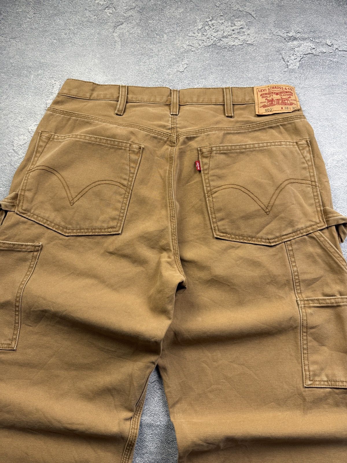 Levi's Crazy Vintage 90s Levis Work Cargo Jeans Size US 38 / EU 54 - 9 Thumbnail